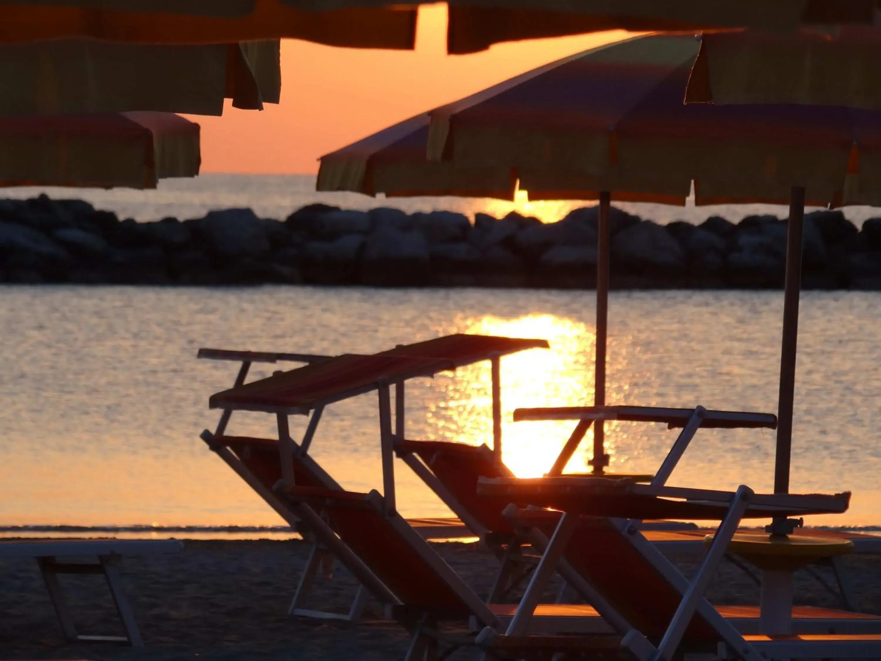 Beach in Hotel Blumen