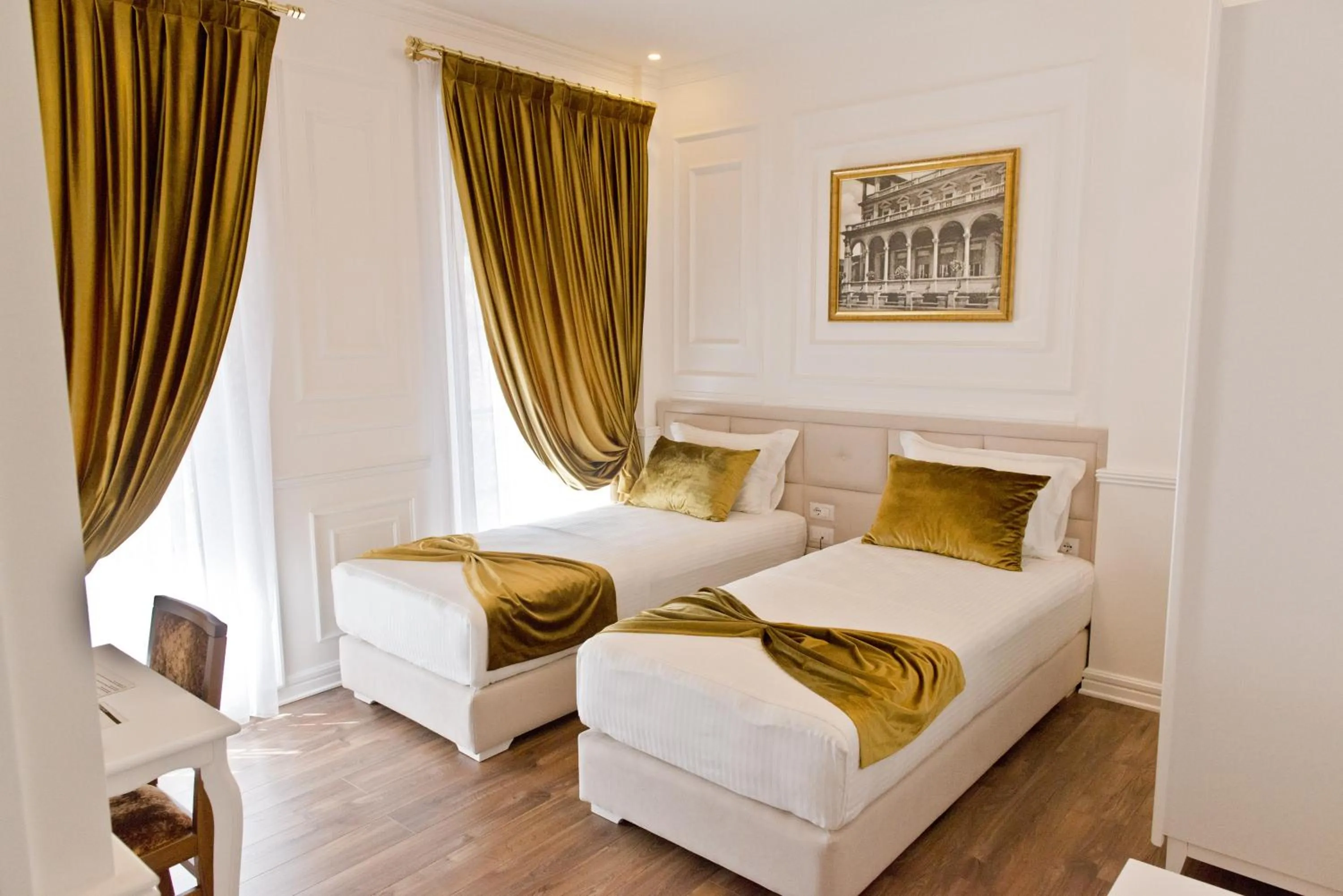 Living room, Bed in Eler Hotel