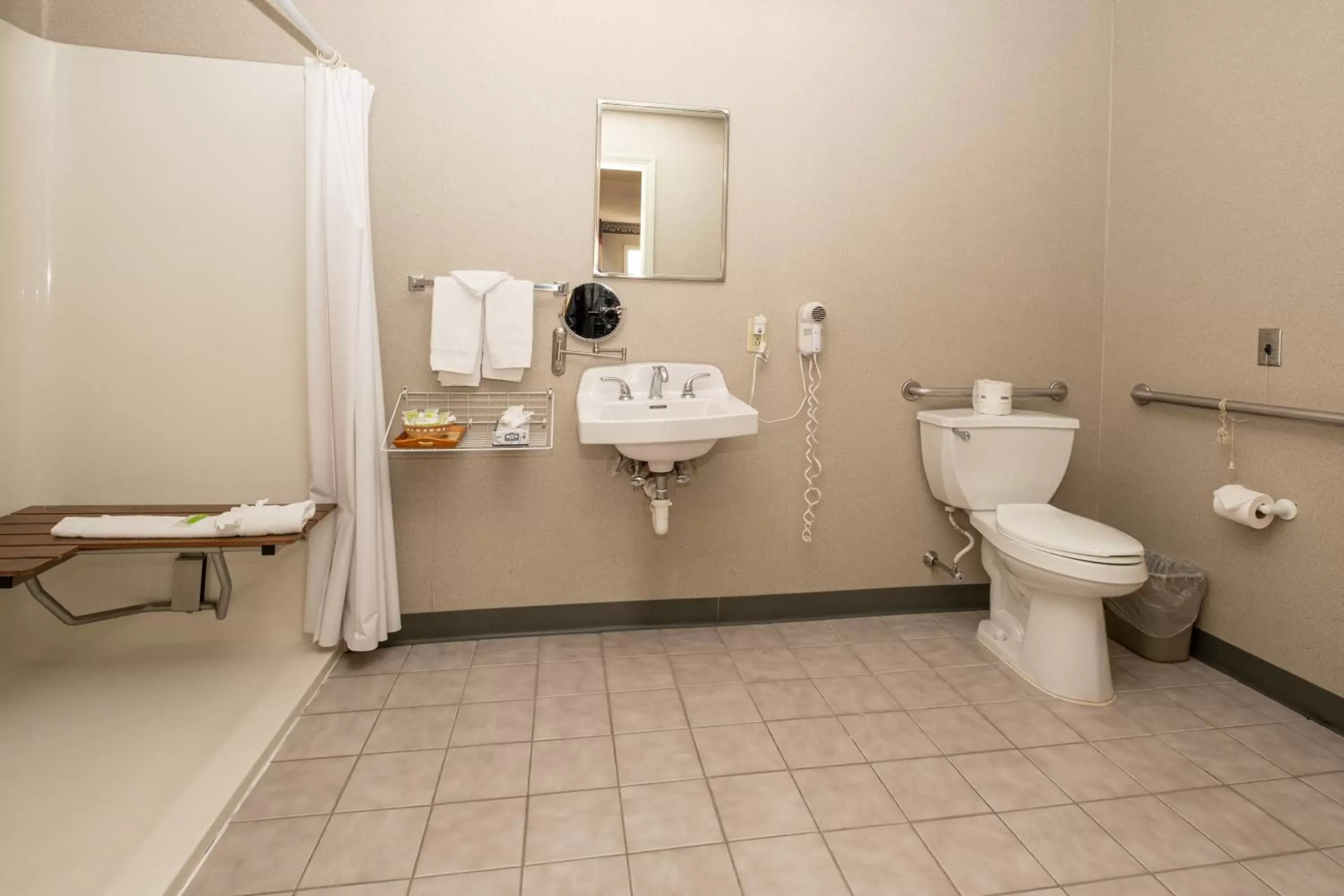 Bathroom in Hilltop Inn & Suites - North Stonington