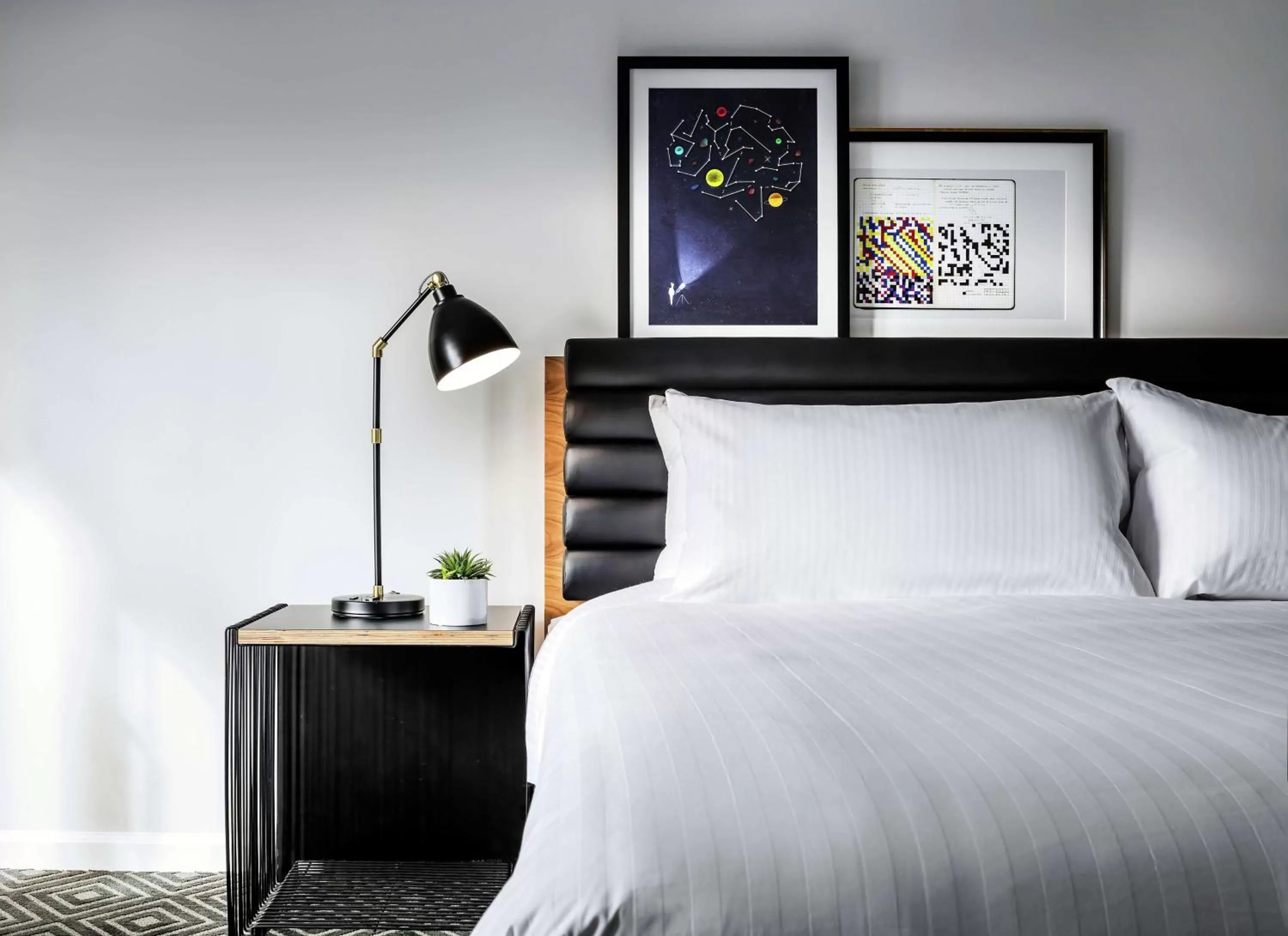 Bed in Freepoint Hotel Cambridge, Tapestry Collection by Hilton