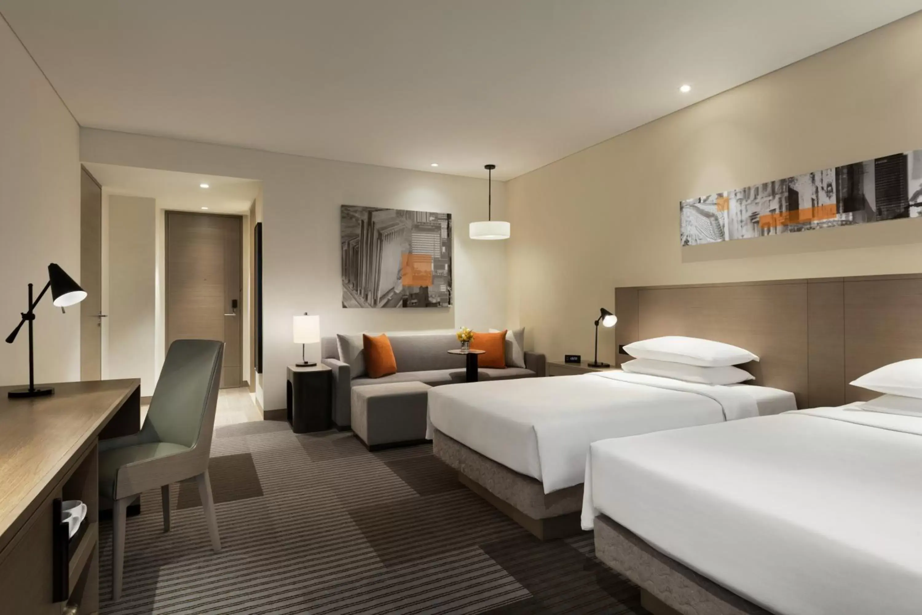 Bed in Hyatt Place Shanghai Tianshan Plaza Bed in Hyatt Place Shanghai Tianshan Plaza