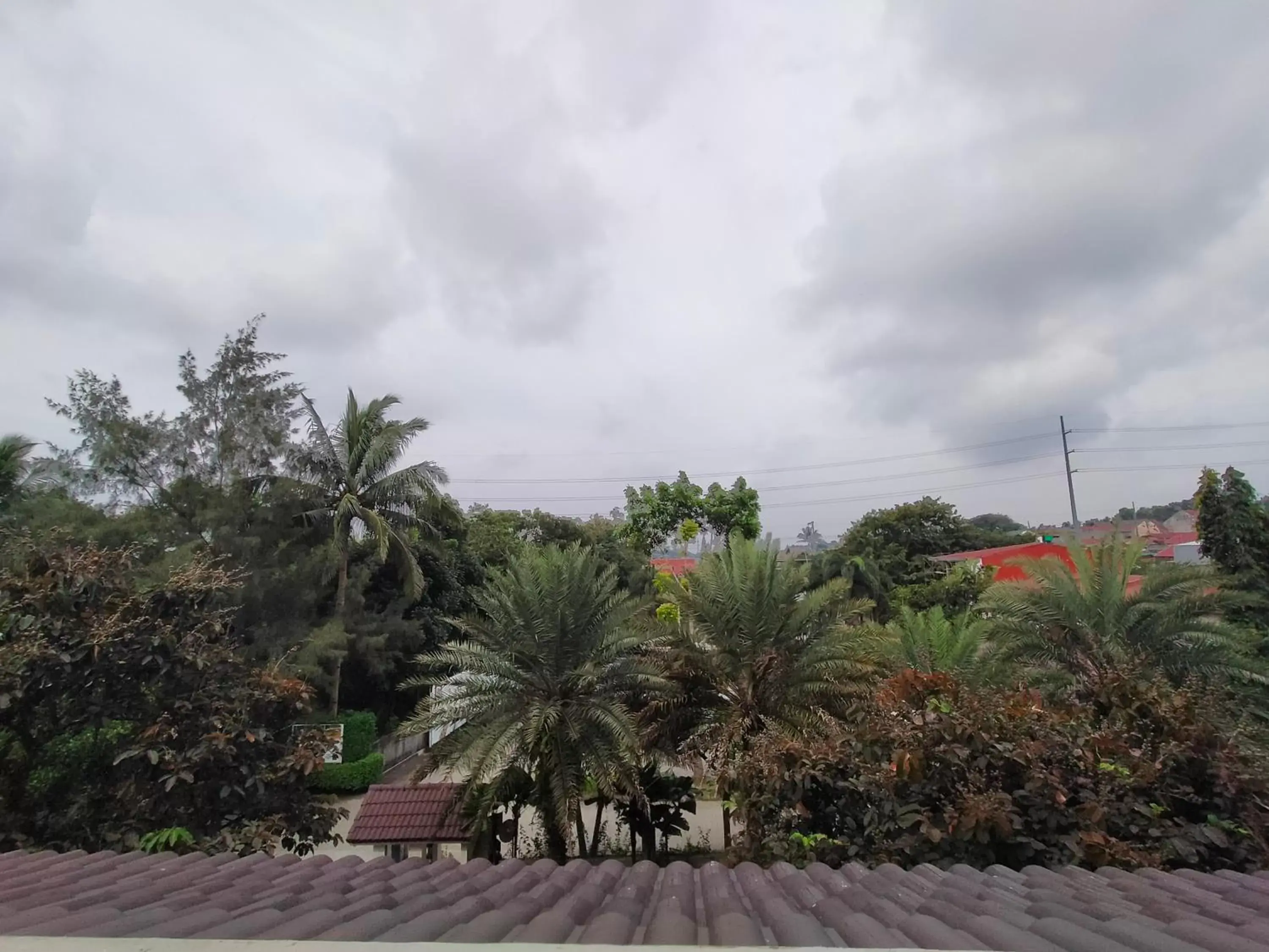 Quiet street view in Hotel Kimberly Tagaytay