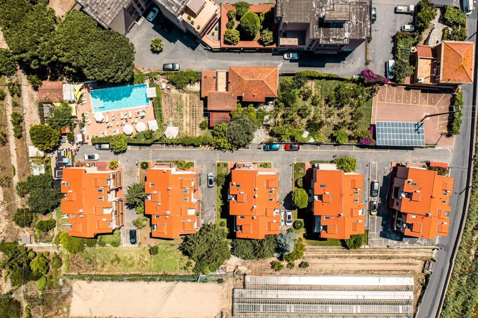 Pool view, Bird's-eye View in Residence Holidays