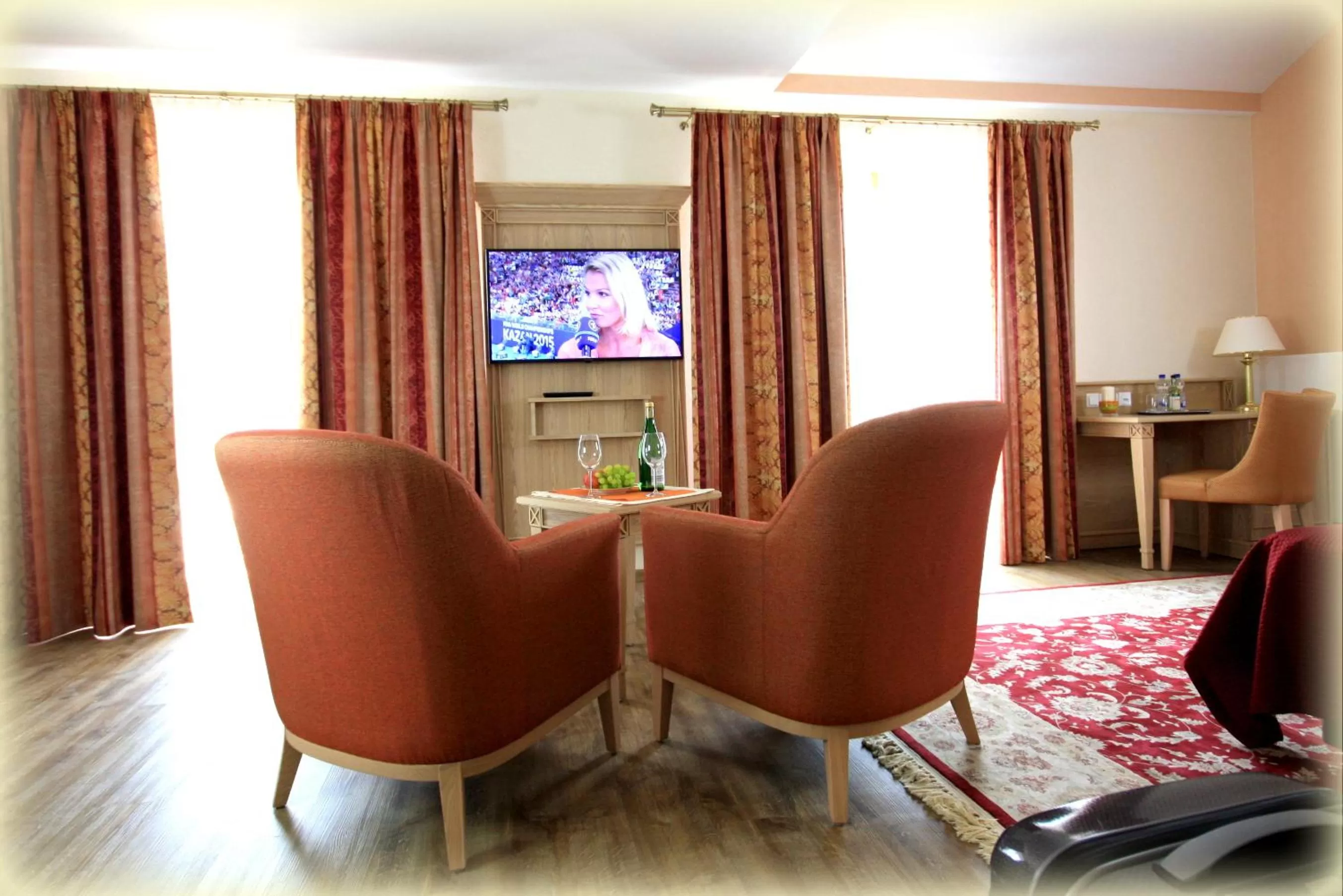 Seating area in Hotel Rebstock