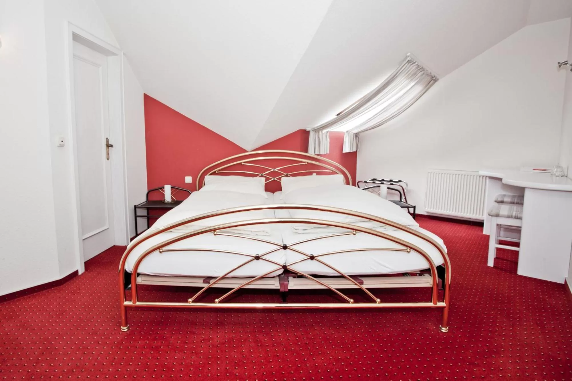 Balcony/Terrace, Bed in Frühstückshotel Landgasthof Kramer