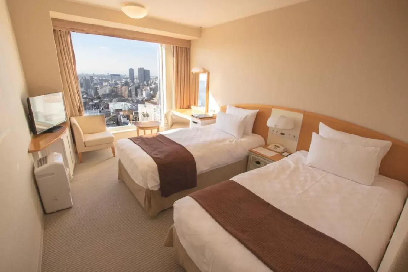 Photo of the whole room, Bed in Shinagawa Prince Hotel