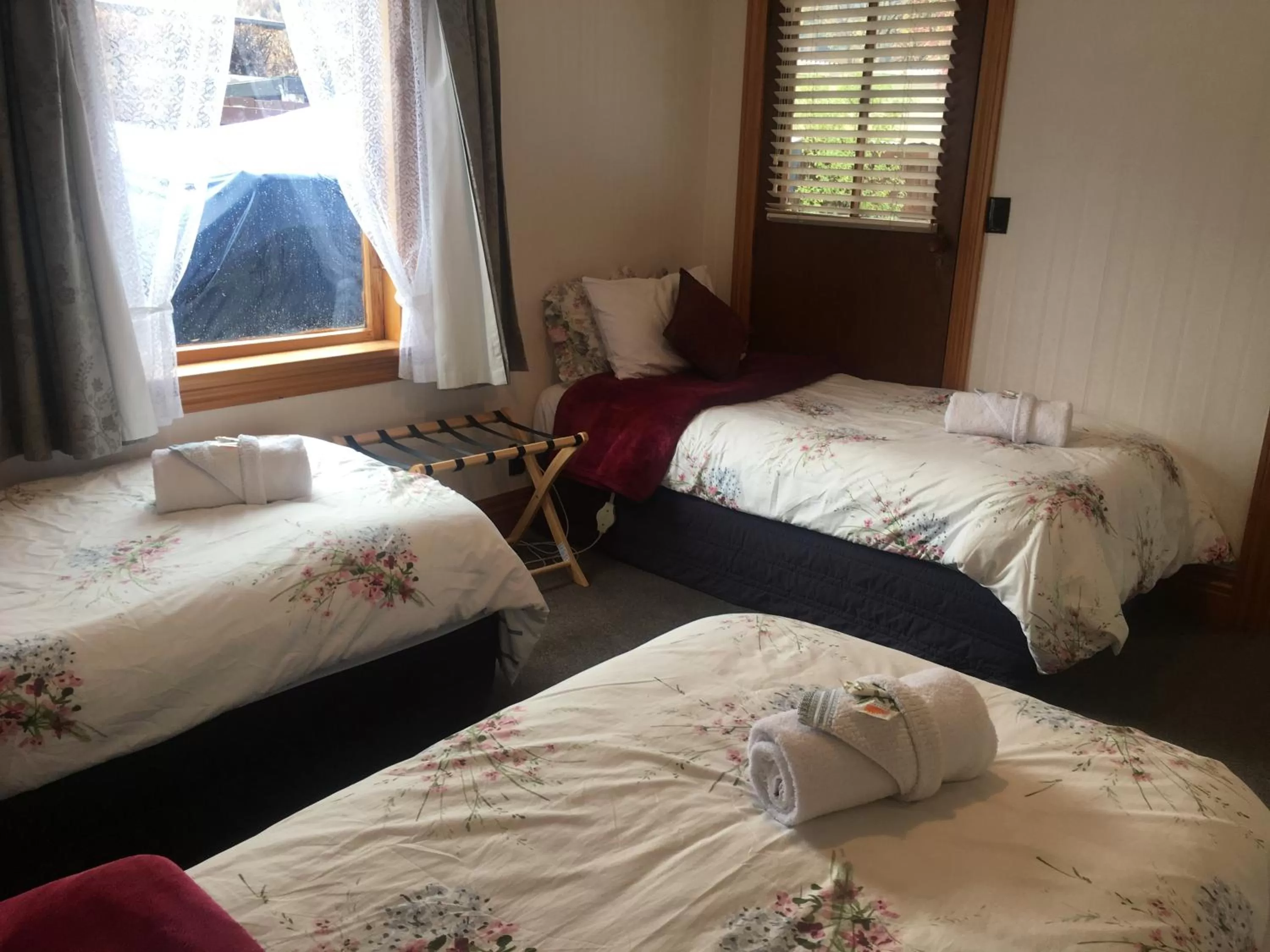 Bed in Settlers Cottage Motel