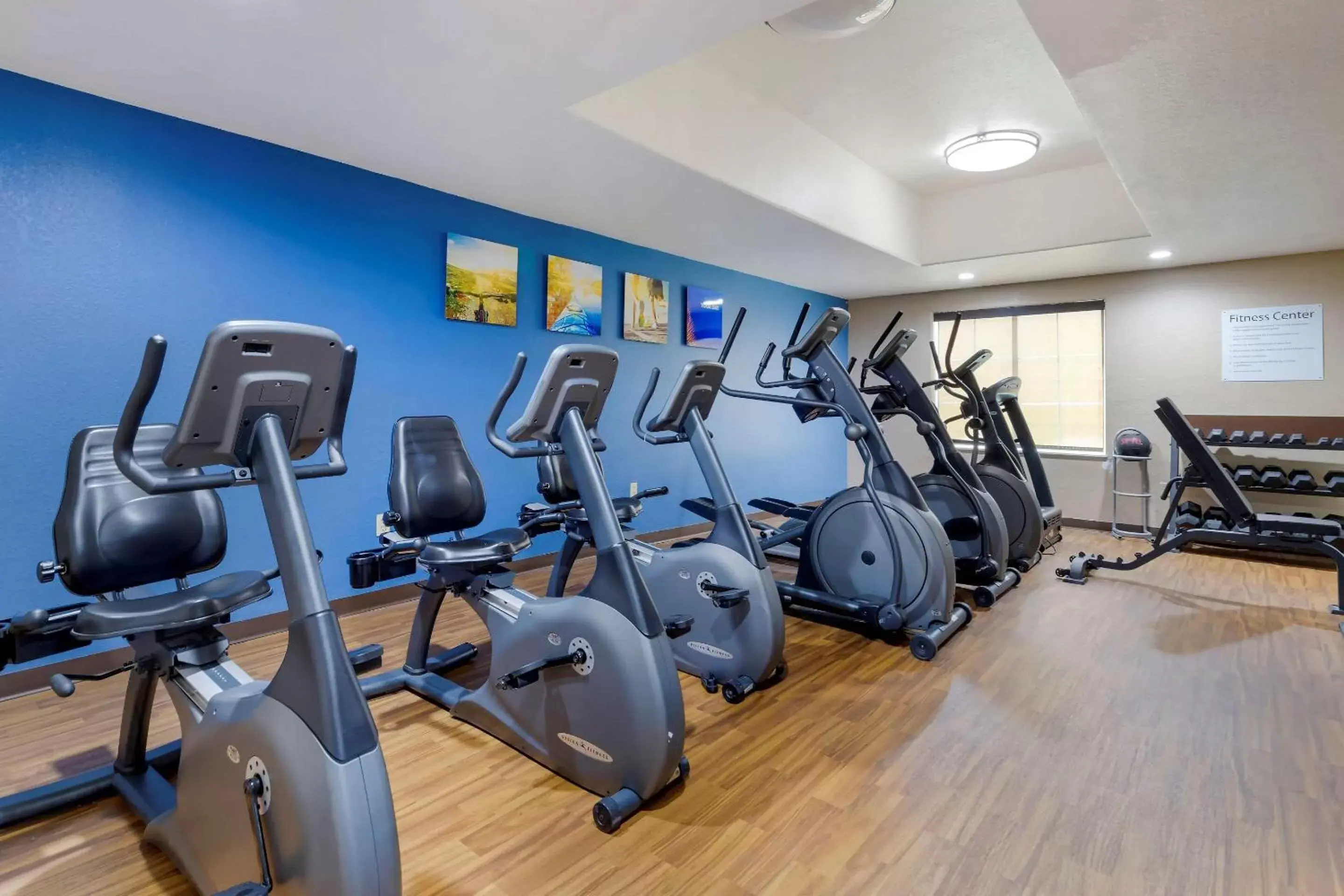 Activities, Fitness Center/Facilities in Comfort Inn & Suites Near Six Flags & Medical Center