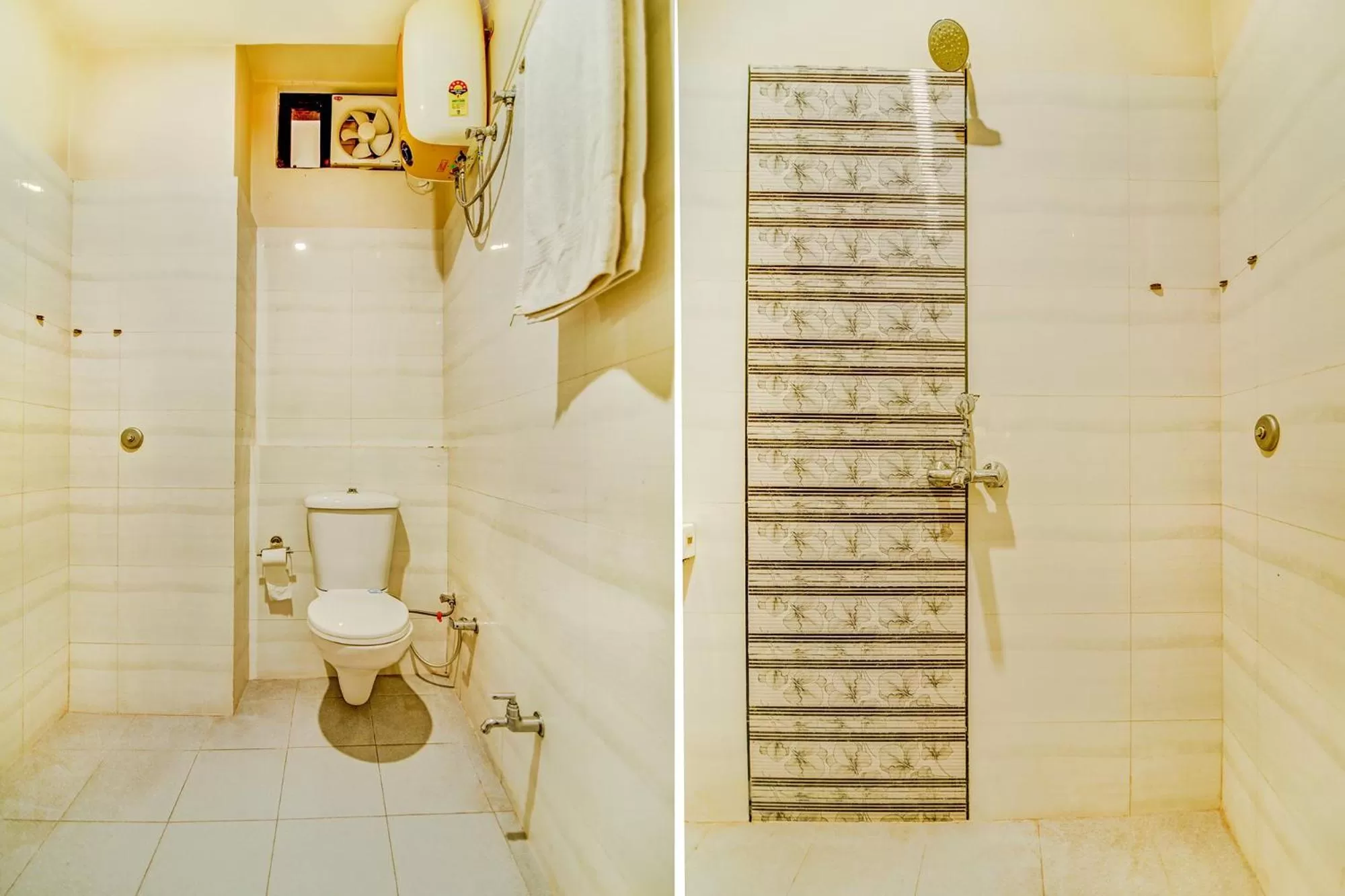 Bathroom in FabHotel Solitaire Inn Tilak Nagar