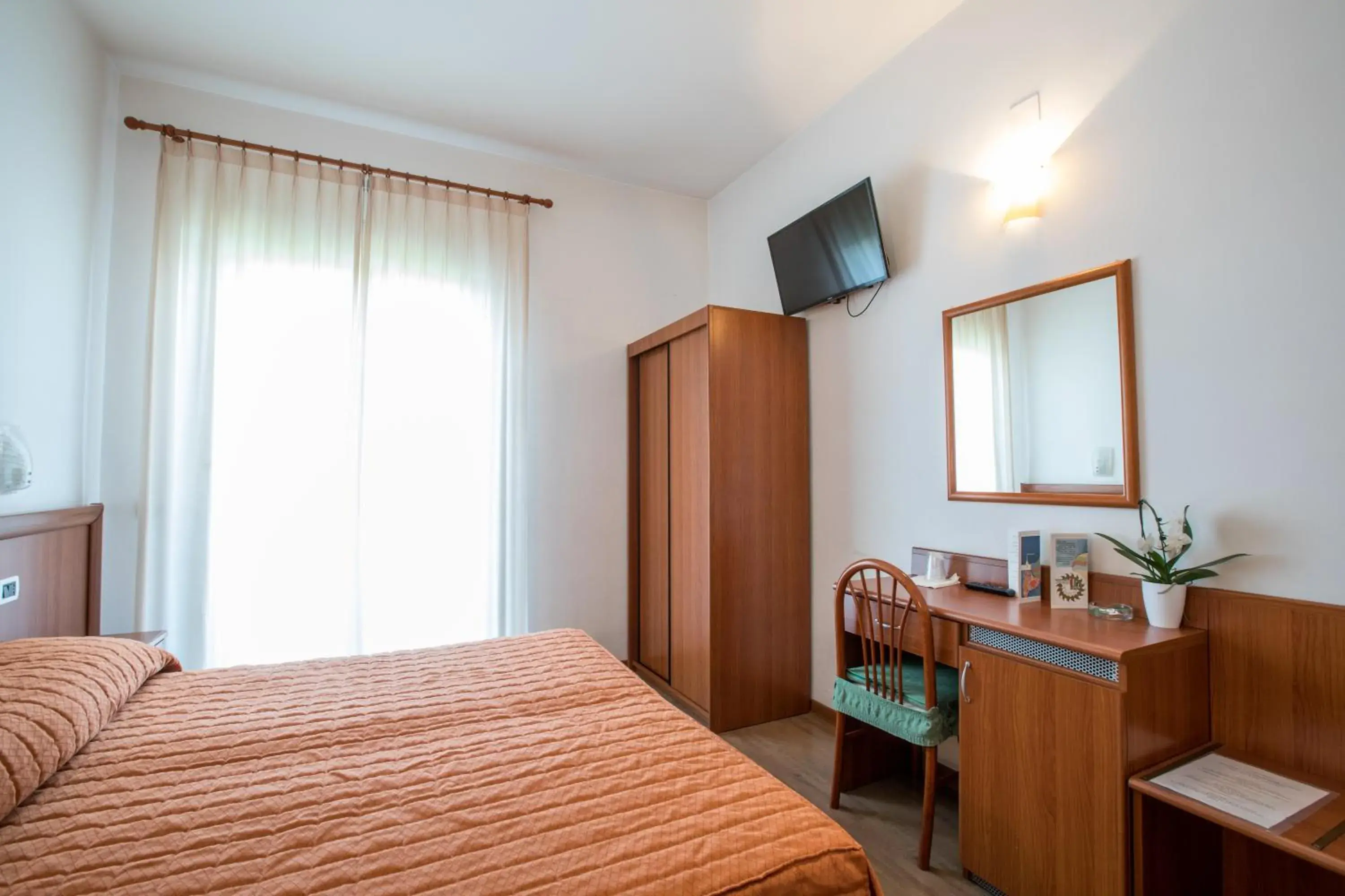 Bed in Aequa Hotel