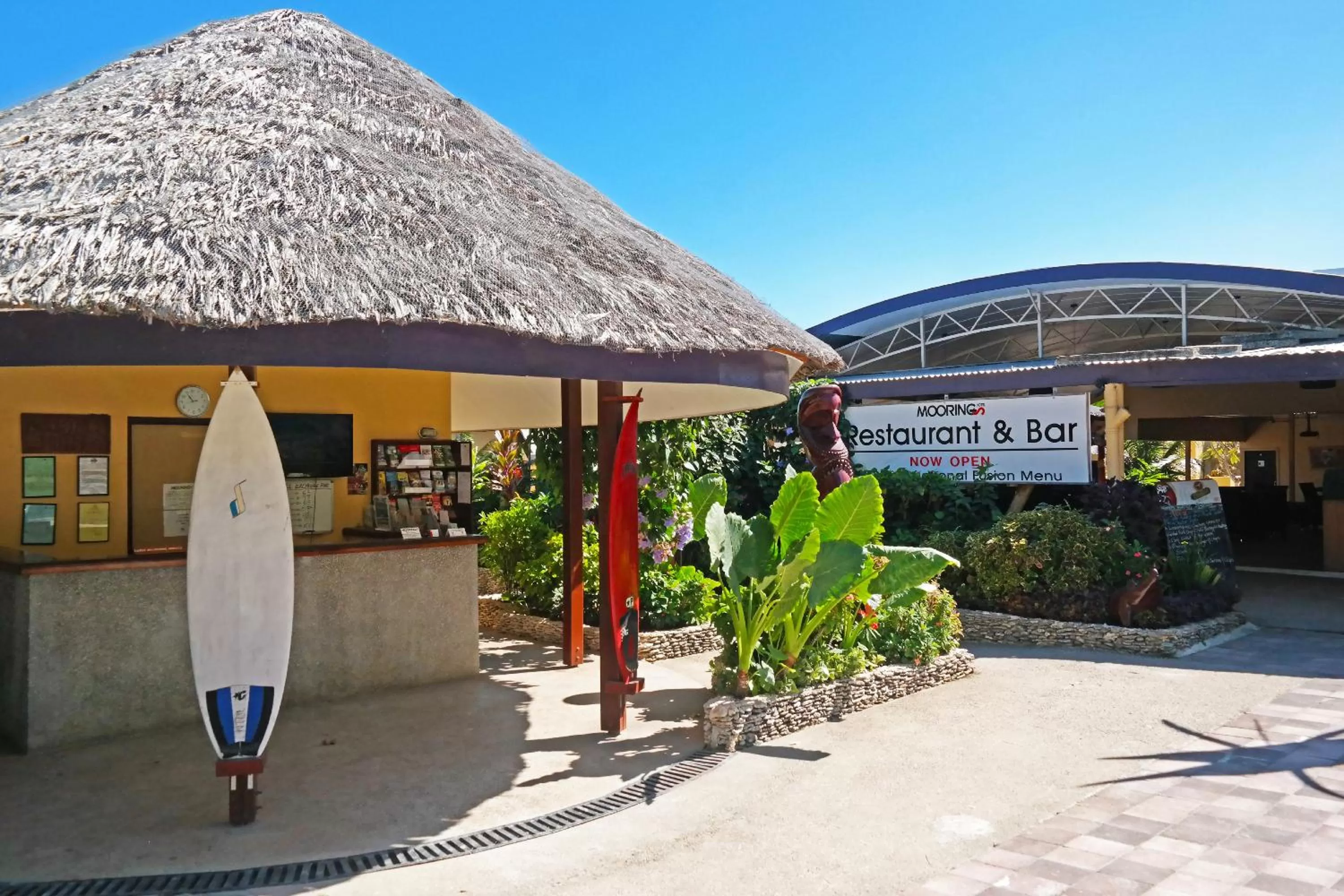 Lobby or reception in Moorings Hotel