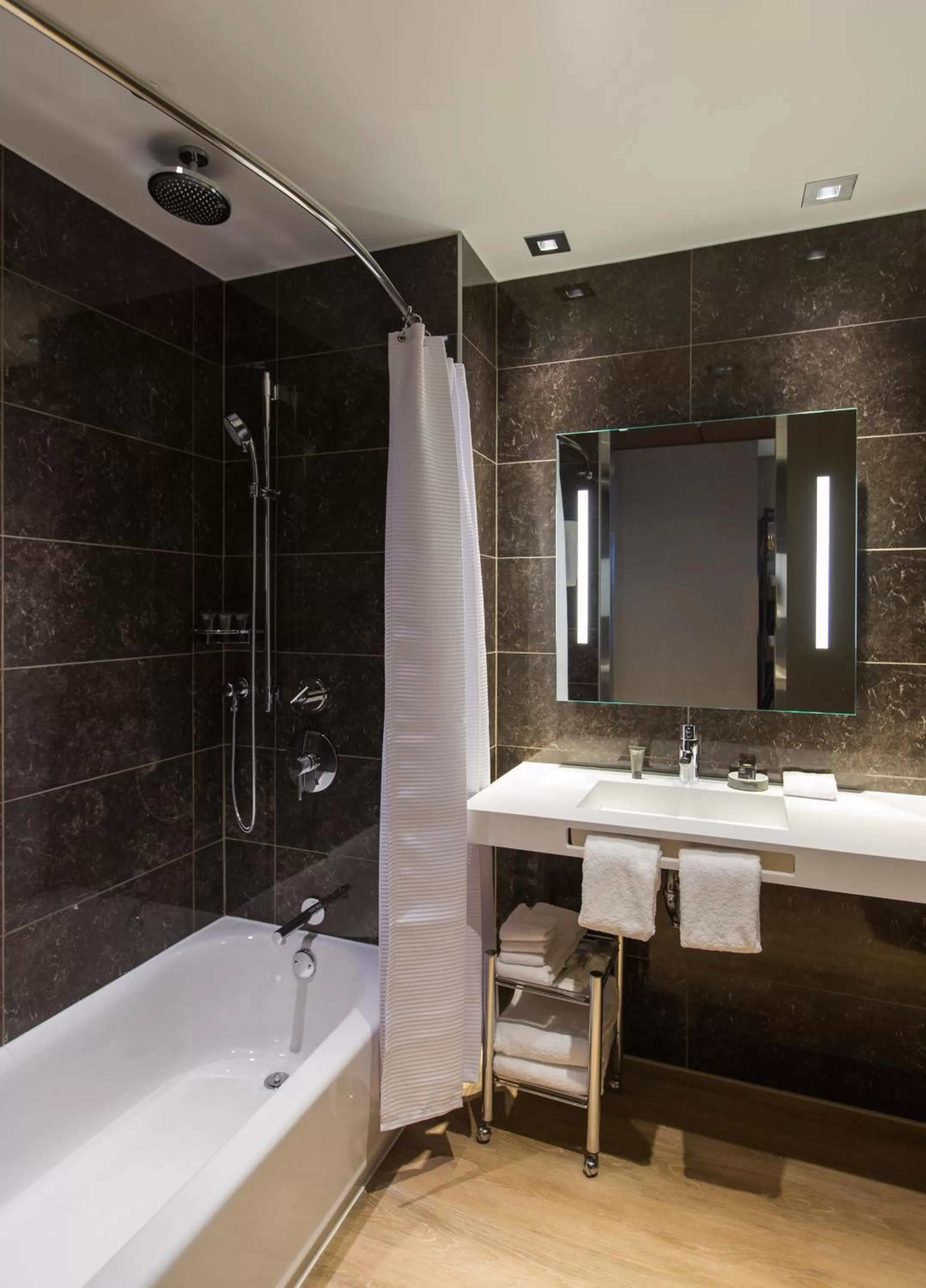 Bath in AC Hotel Cincinnati at Liberty Center