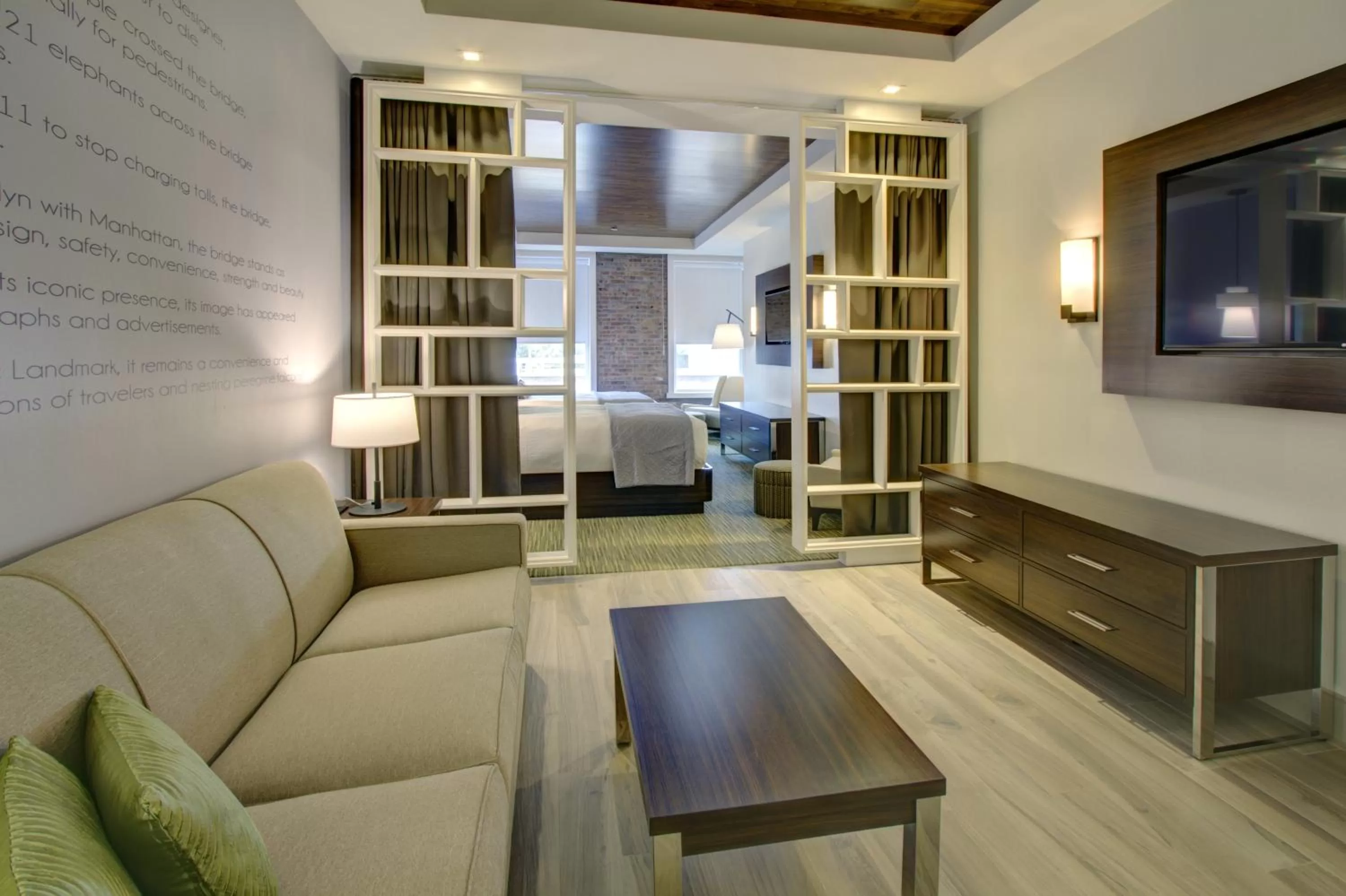 Living room in The Brooklyn