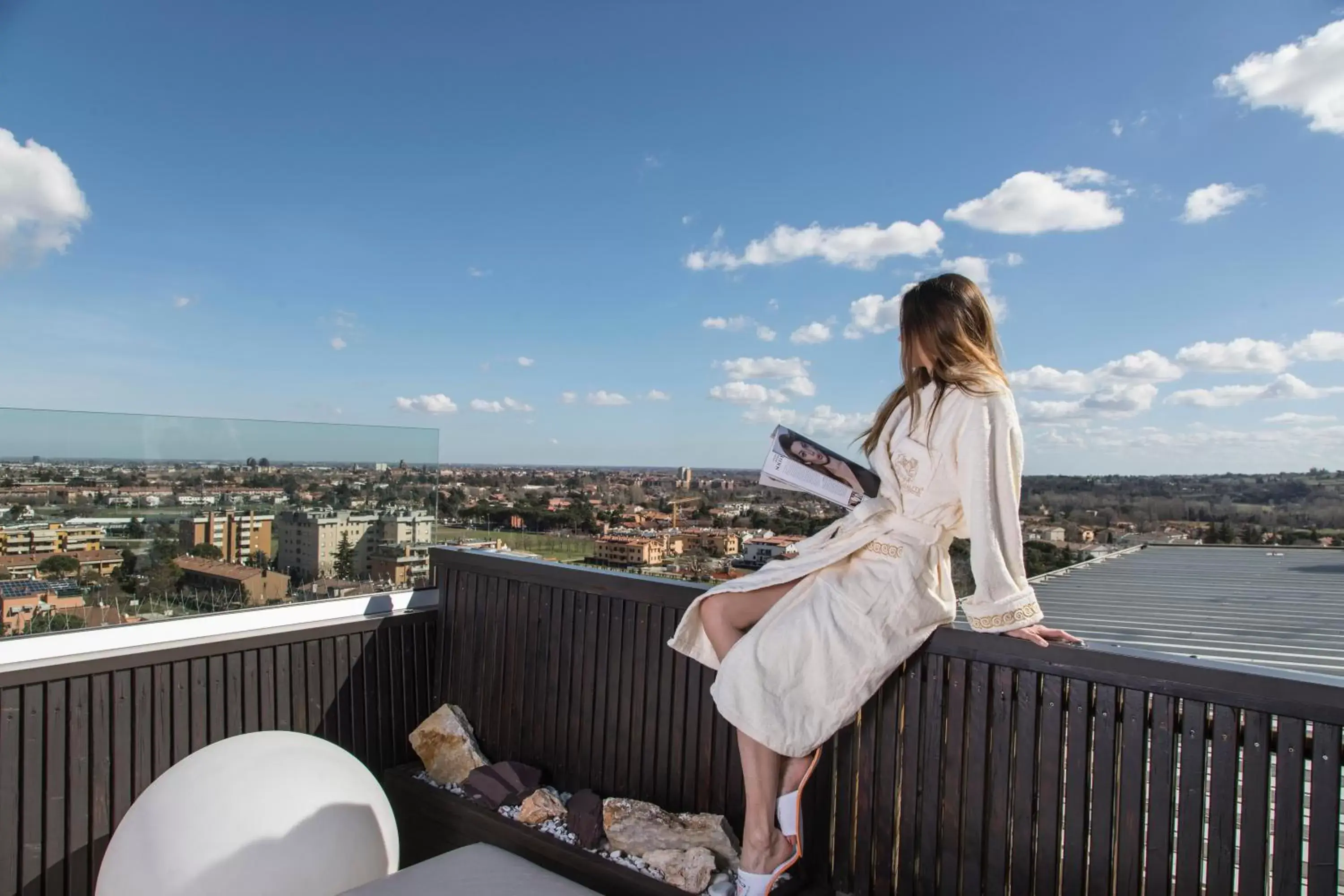 Balcony/Terrace in Hotel Donatello Imola