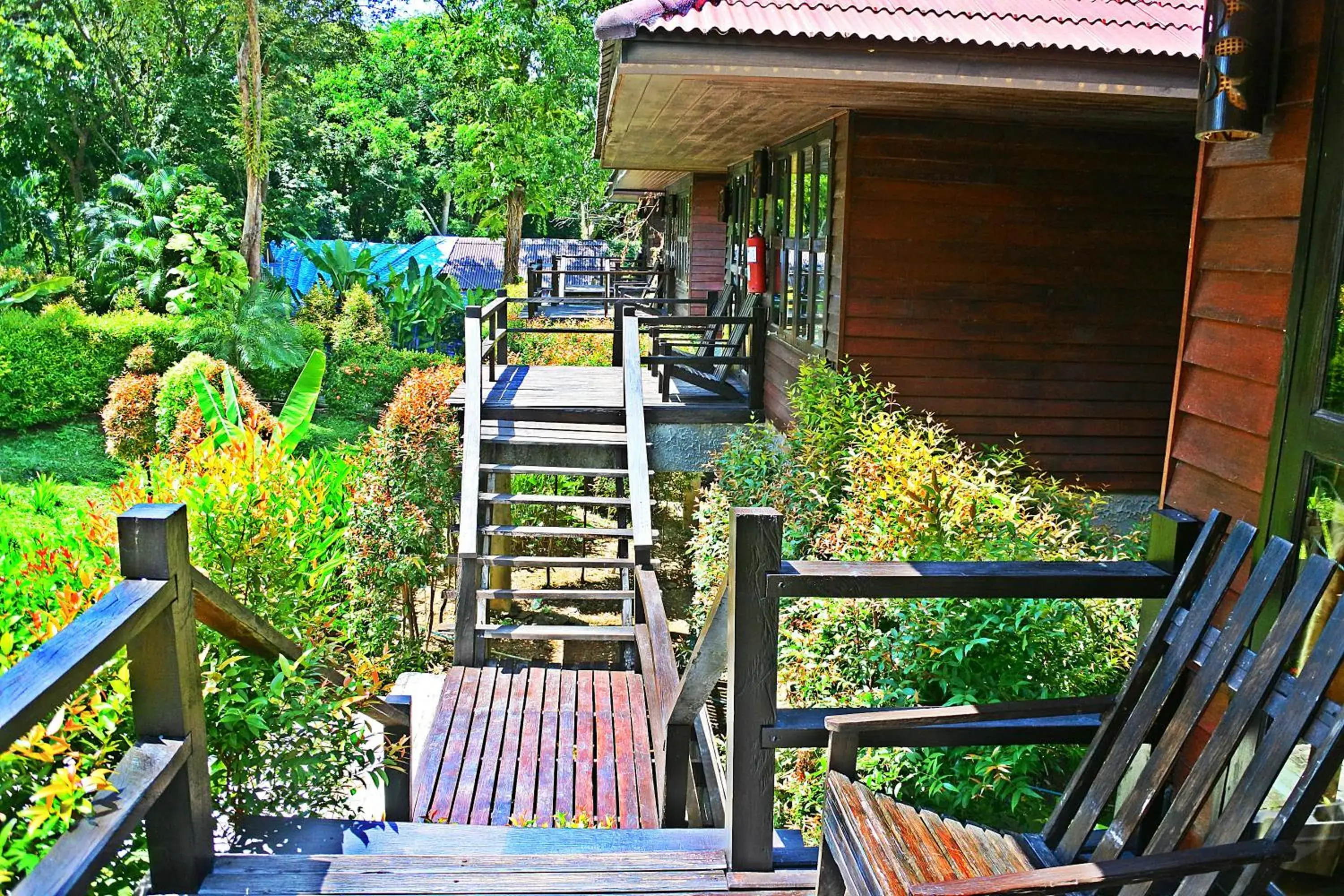 Balcony/Terrace in Baan Laanta Resort & Spa - SHA PLUS