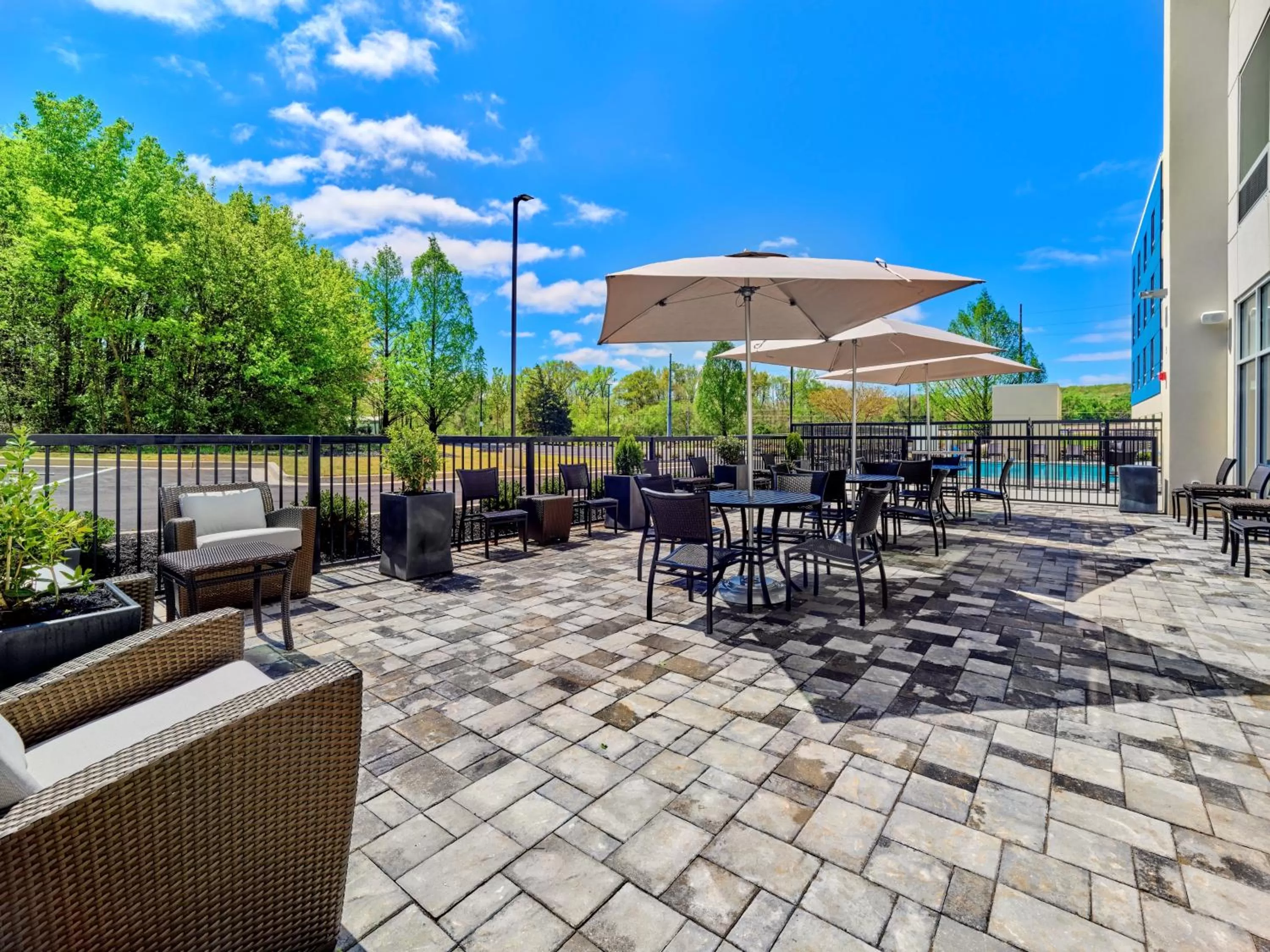 Patio in Holiday Inn Express - Huntsville Space Center by IHG
