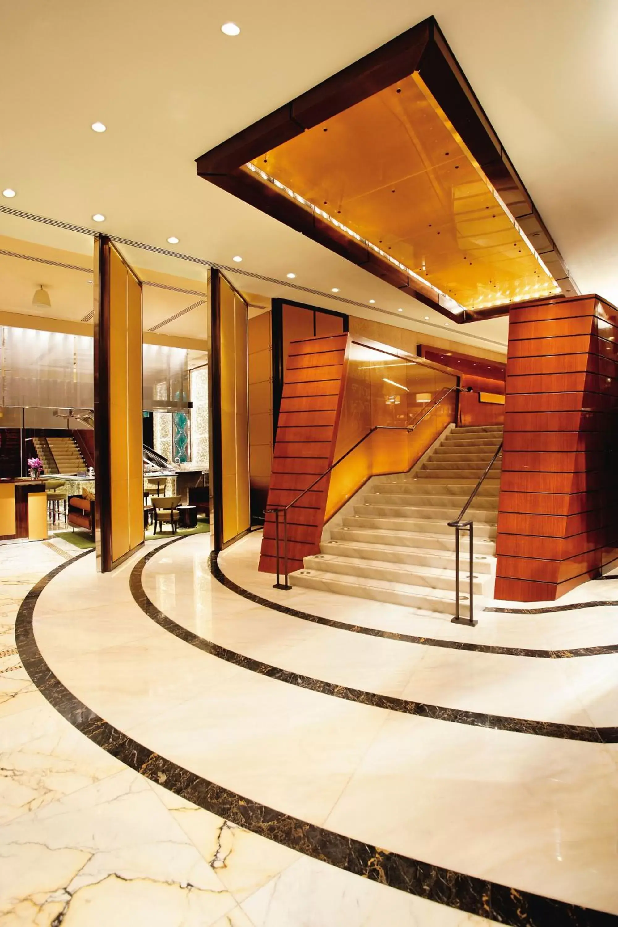 Lobby or reception in The Landmark Mandarin Oriental, Hong Kong