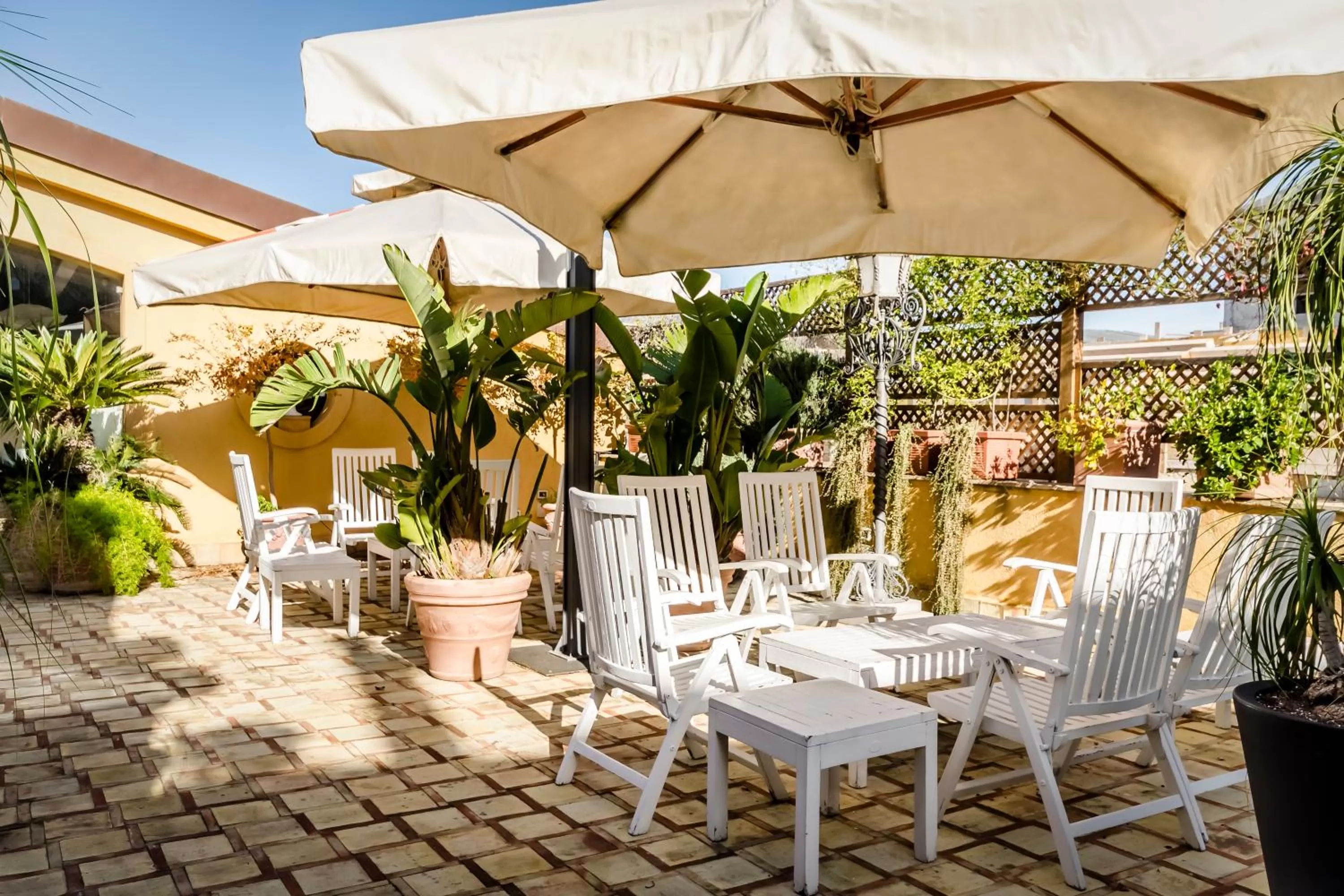 Balcony/Terrace in Eurostars Centrale Palace Hotel
