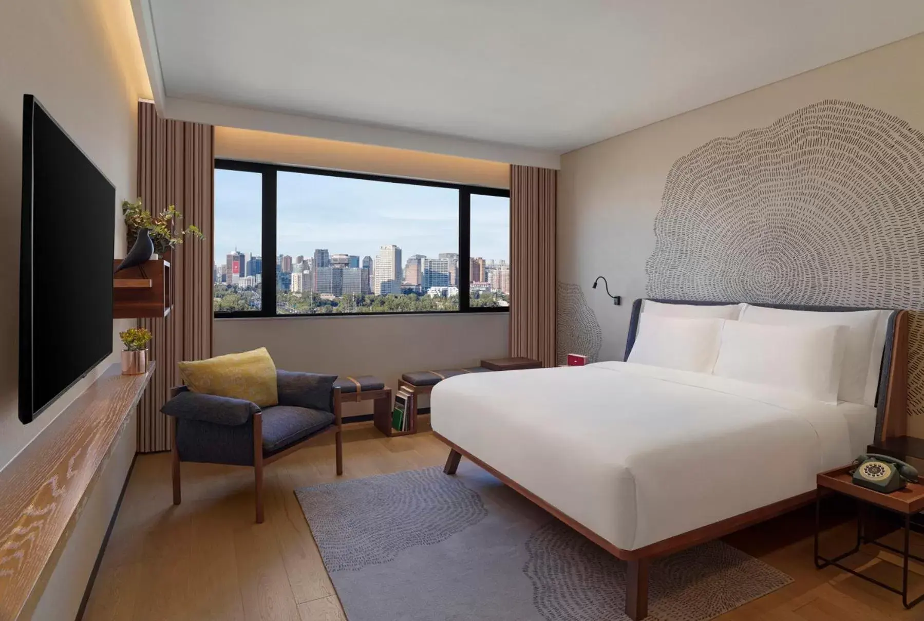 Bed in BEI Zhaolong Hotel, JdV by Hyatt