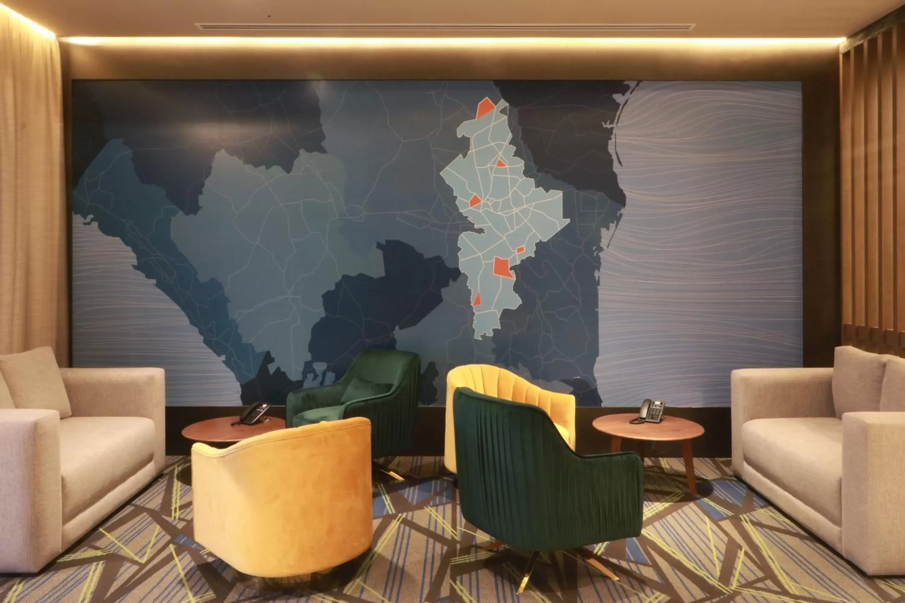 Living room in Holiday Inn Express - Monterrey - Fundidora by IHG Living room in Holiday Inn Express - Monterrey - Fundidora by IHG