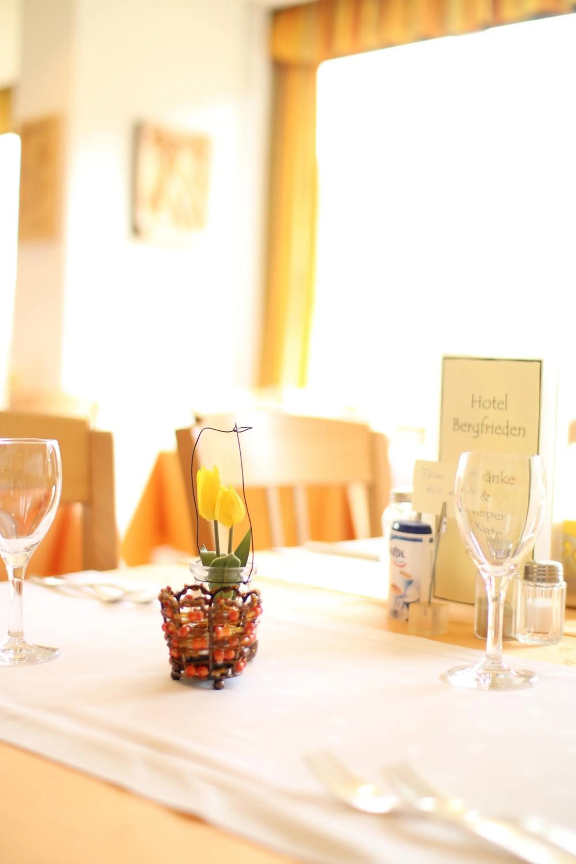 Decorative detail in Hotel Bergfrieden