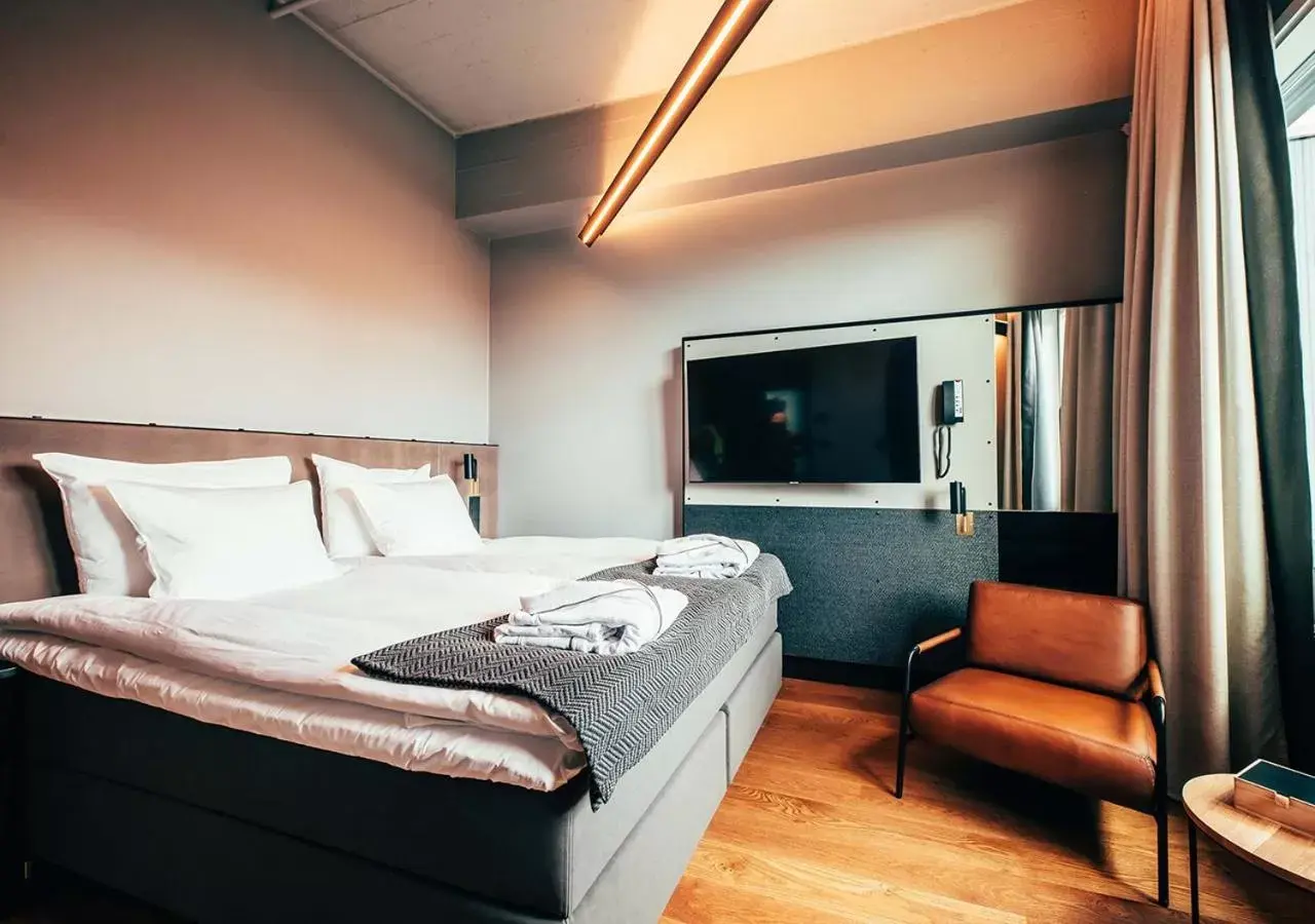 Bed in Clarion Hotel Mestari Bed in Clarion Hotel Mestari