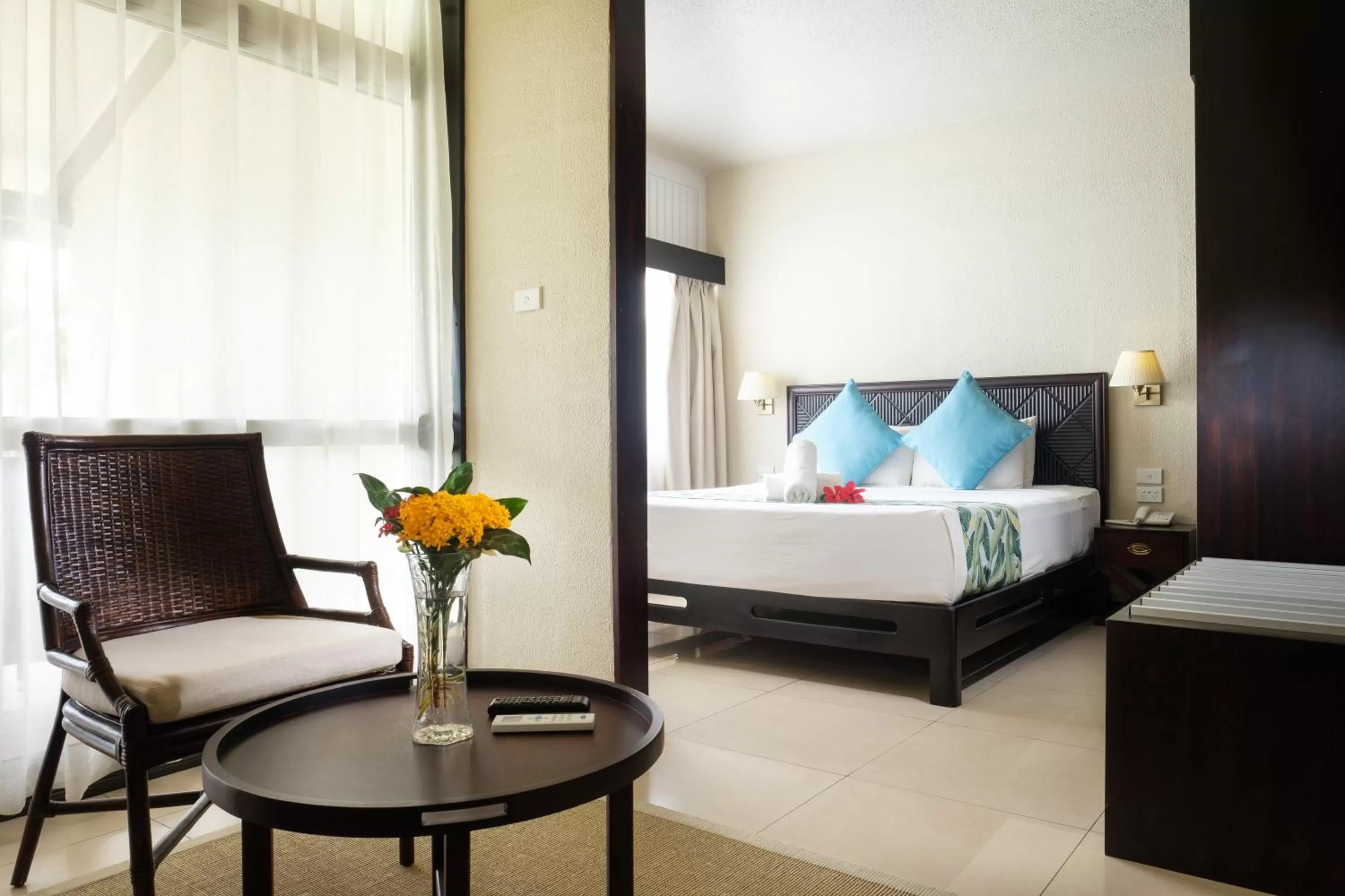 Bed in Fiji Gateway Hotel