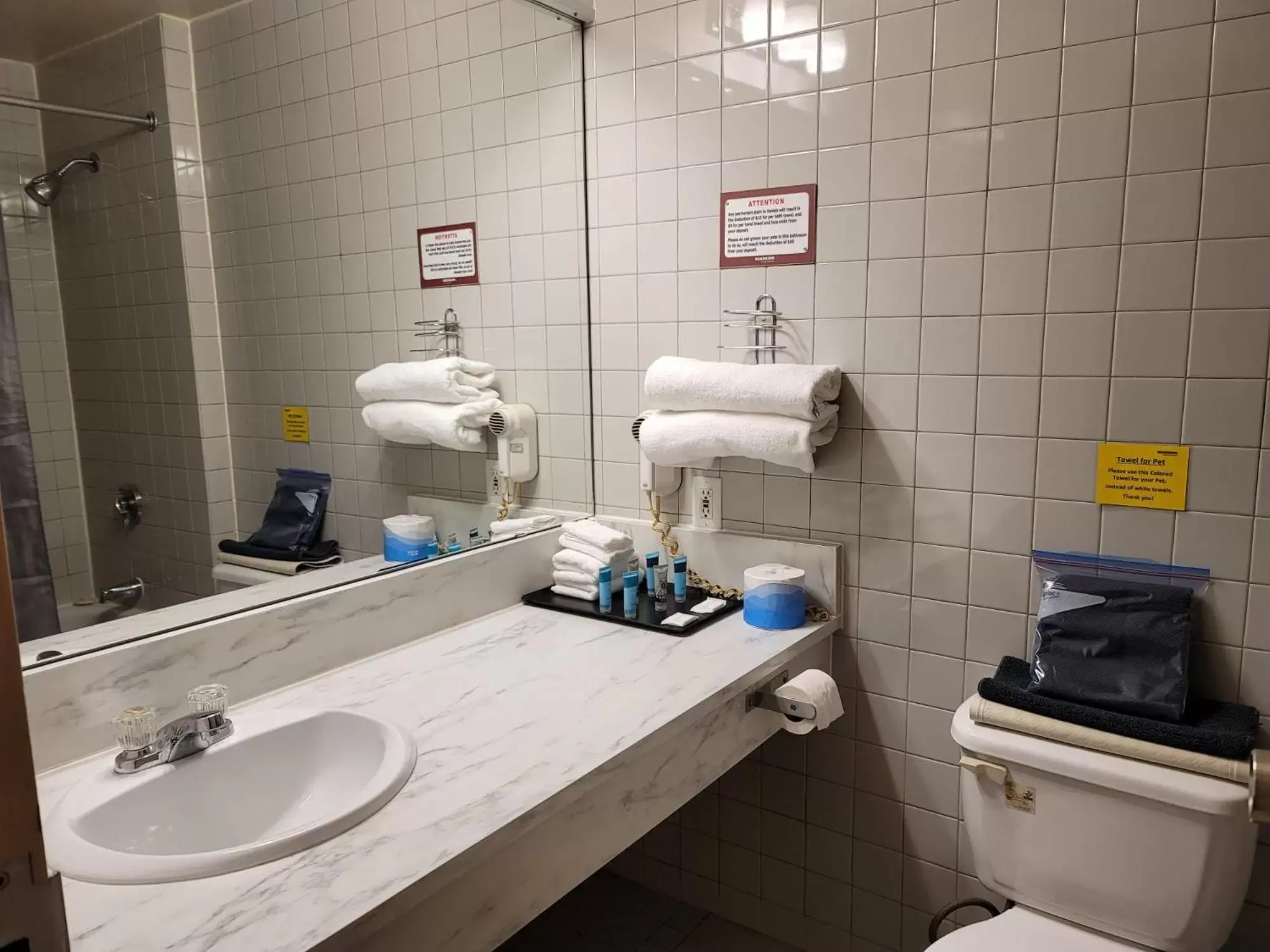 Bathroom in Roadking Inns Motel