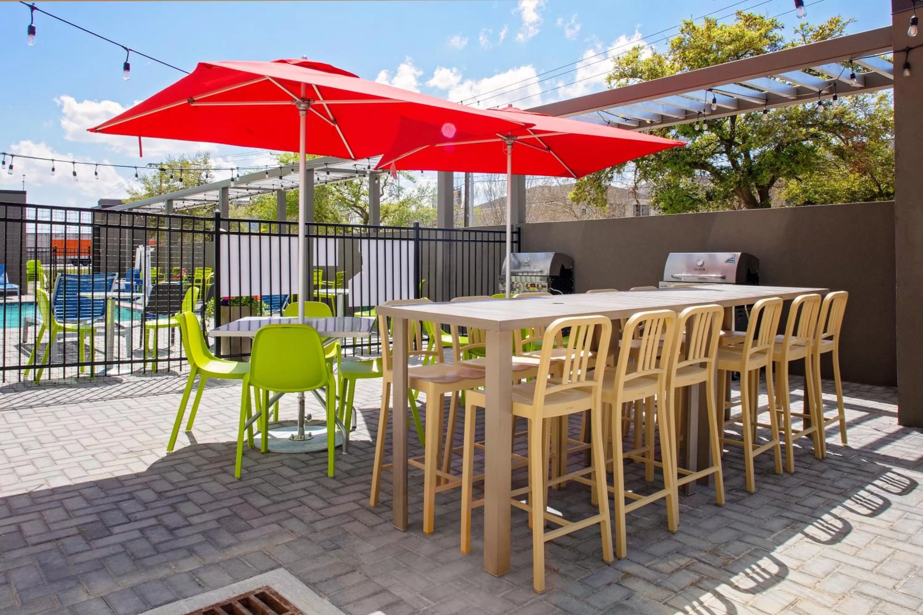 Patio in Home2 Suites By Hilton Baton Rouge Citiplace