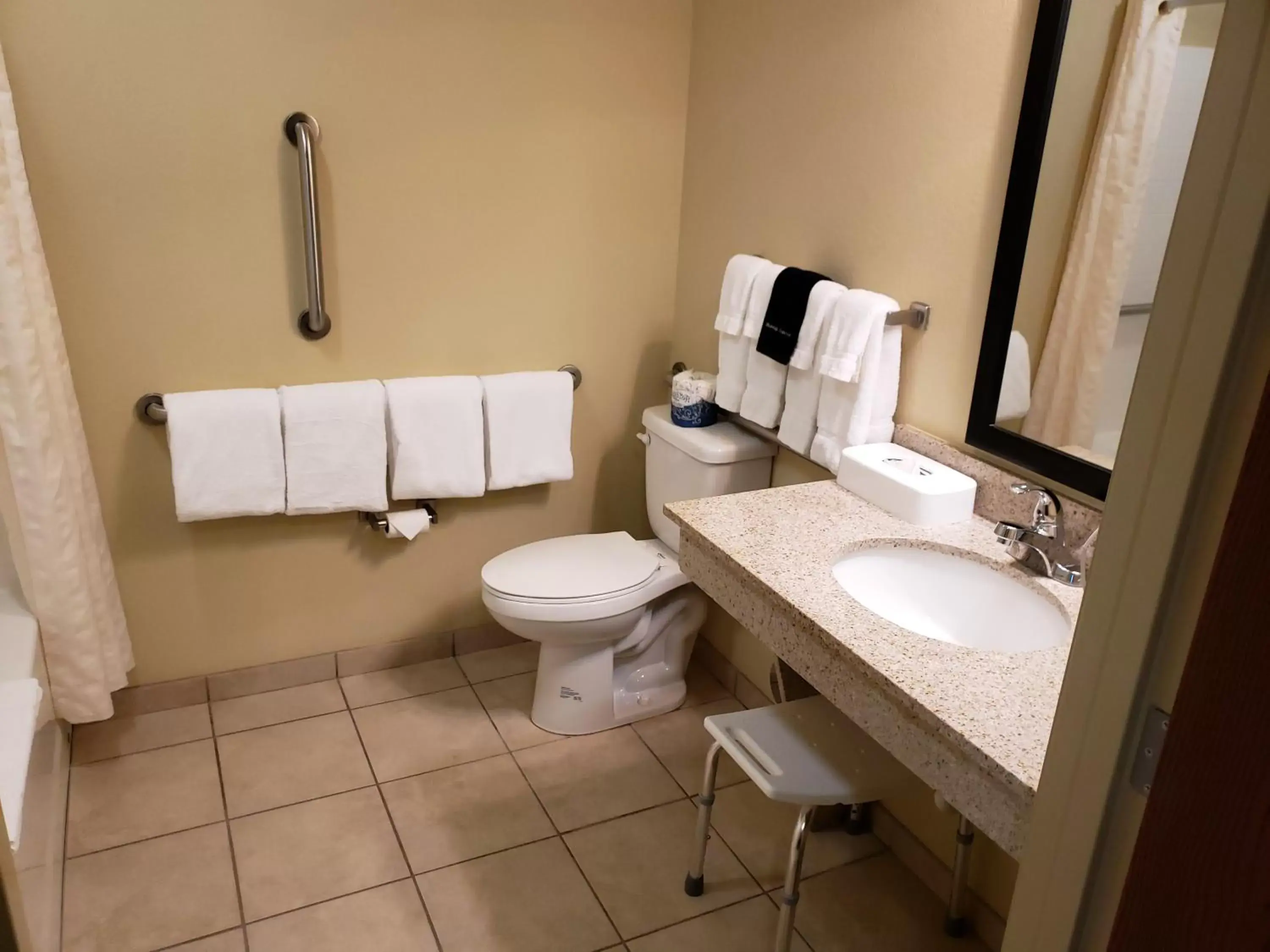 Toilet, Bathroom in Cobblestone Inn & Suites - Holyoke