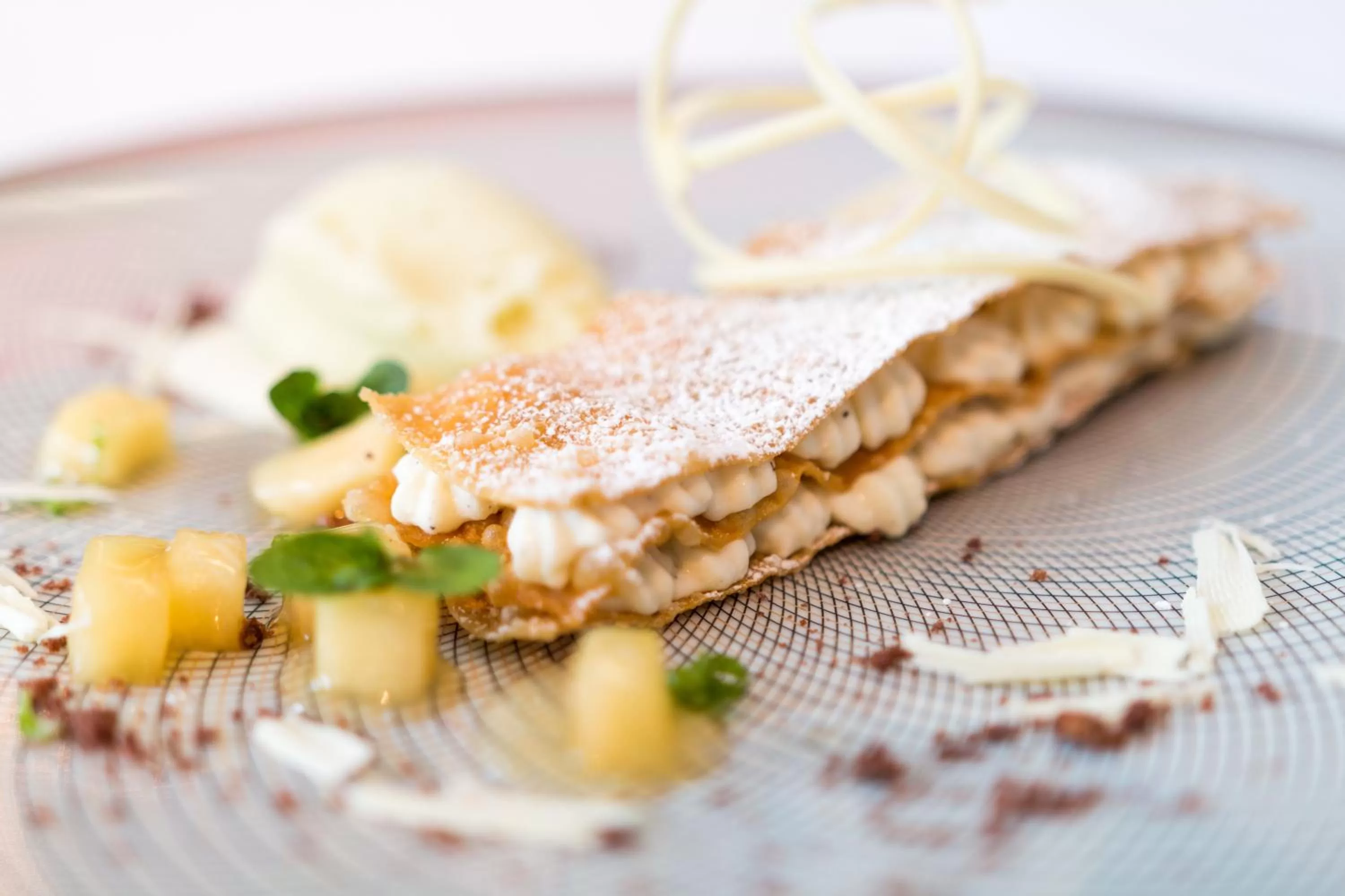 Food close-up in Romantik Hotel Hirschen