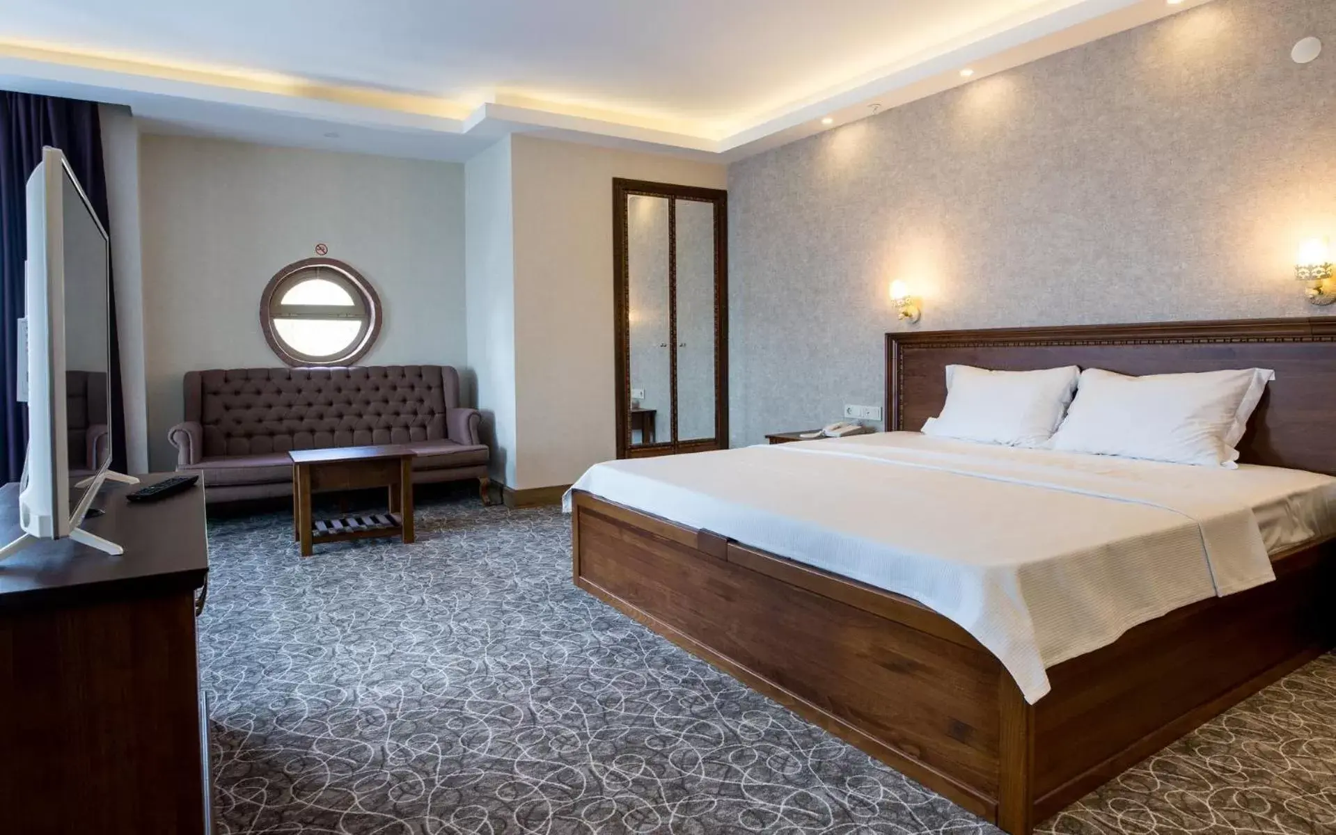 Living room, Bed in Helen Troya Hotel Geyikli Living room, Bed in Helen Troya Hotel Geyikli