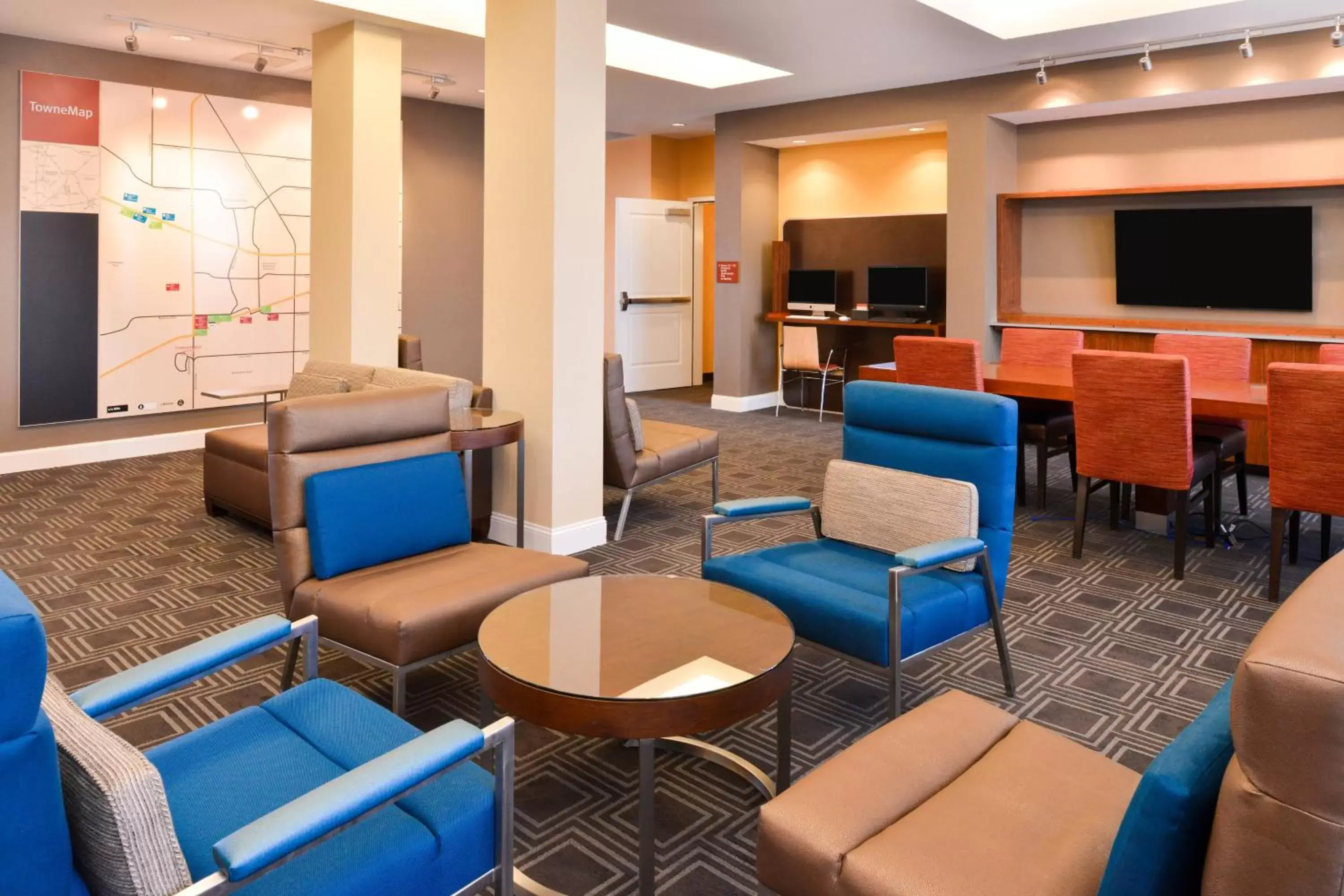 Lobby or reception, Lounge/Bar in TownePlace Suites by Marriott Huntsville West/Redstone Gateway