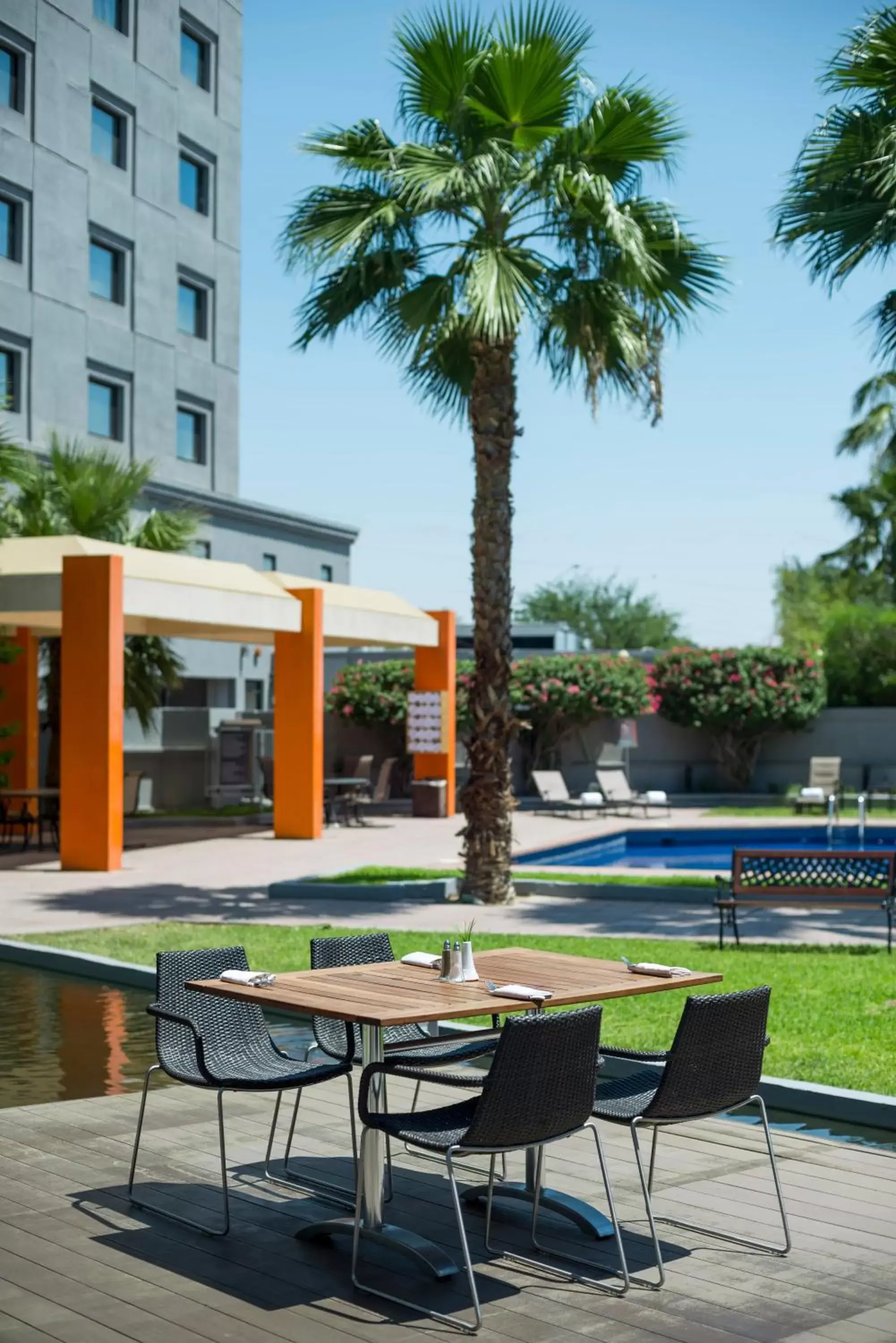 Decorative detail, Swimming Pool in Real Inn Mexicali