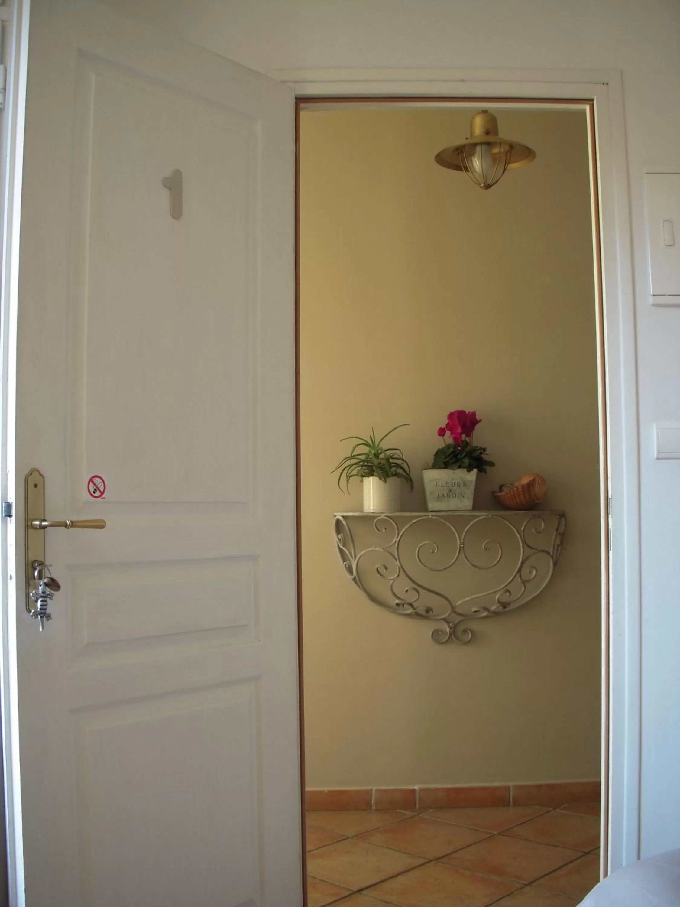 Decorative detail in Hôtel la Bona Casa