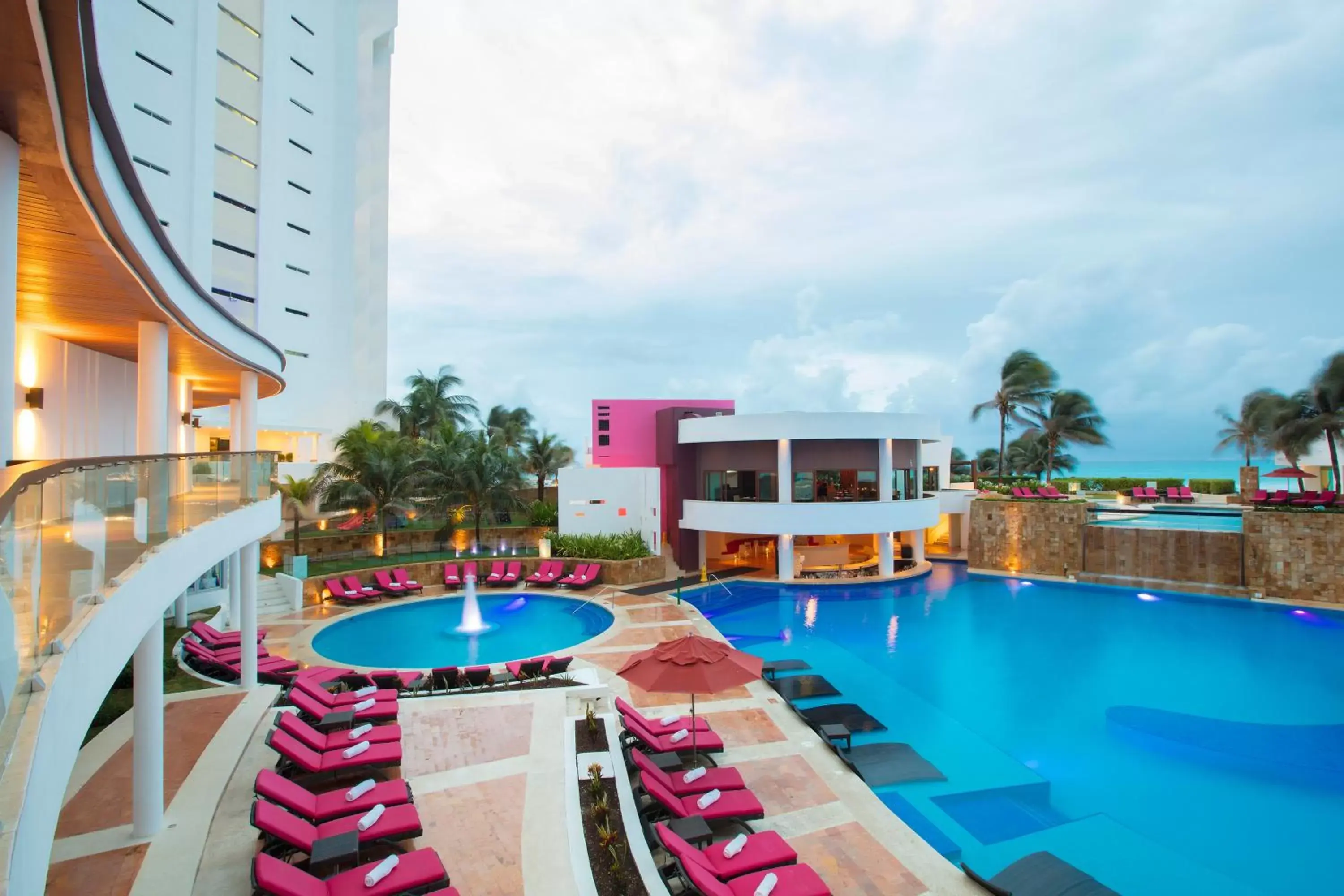 Swimming Pool in Altitude at Krystal Grand Cancun - All Inclusive