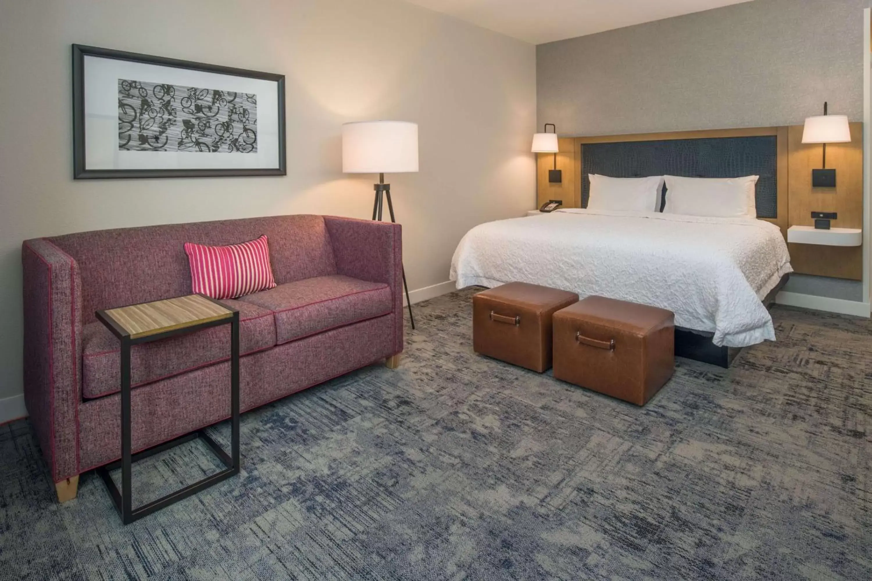 Living room in Hampton Inn And Suites By Hilton Portland-Pearl District