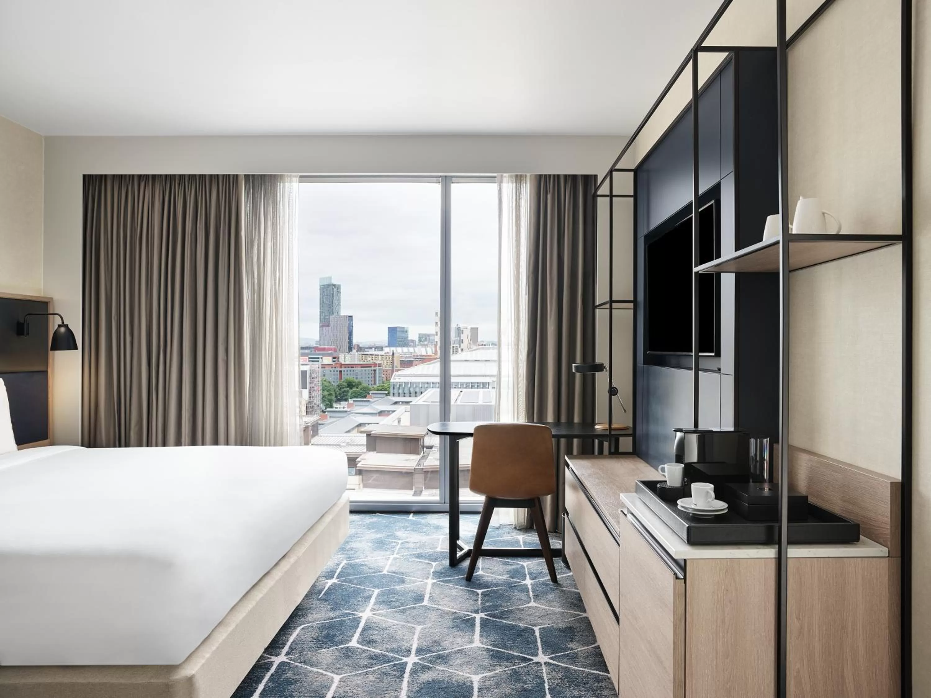 Bed in Hyatt Regency Manchester