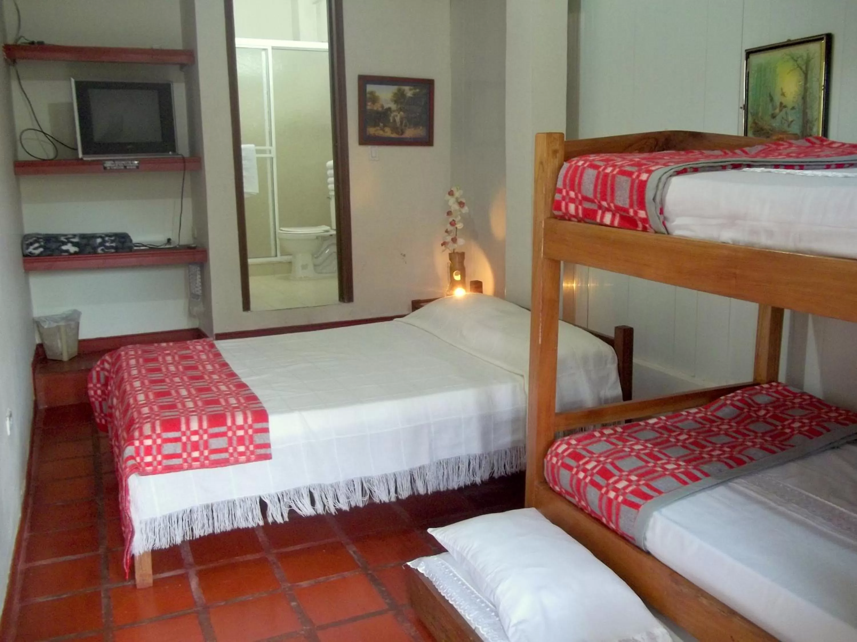 Bunk Bed in Cabañas Las Bifloras