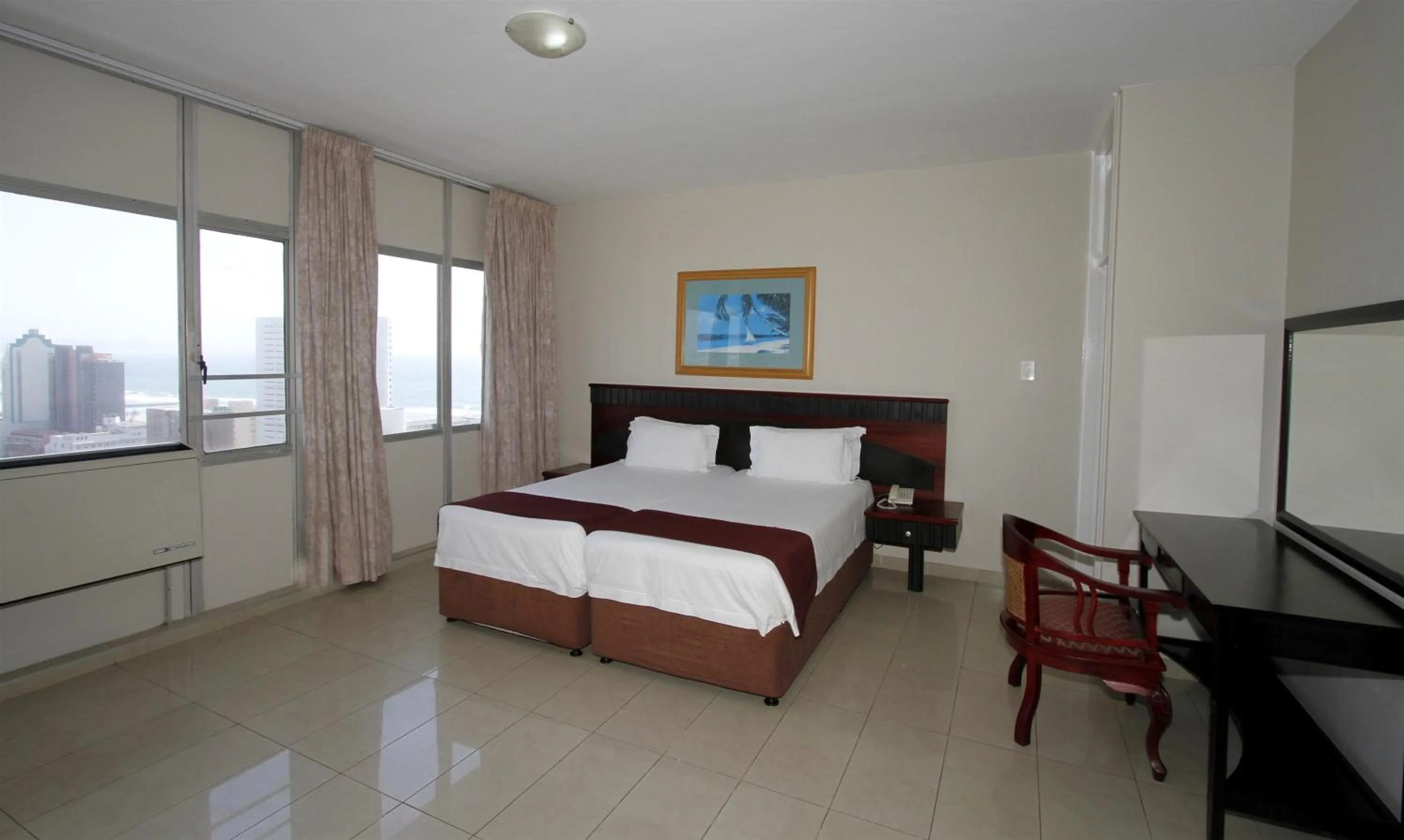 Bedroom, Bed in Coastlands Durban Self Catering Holiday Apartments