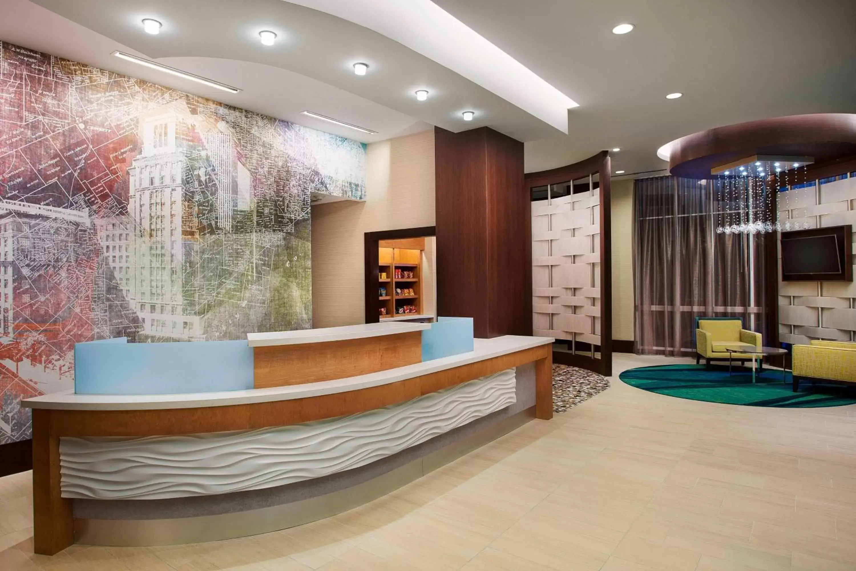Lobby or reception, Lobby/Reception in SpringHill Suites by Marriott Houston Downtown/Convention Center