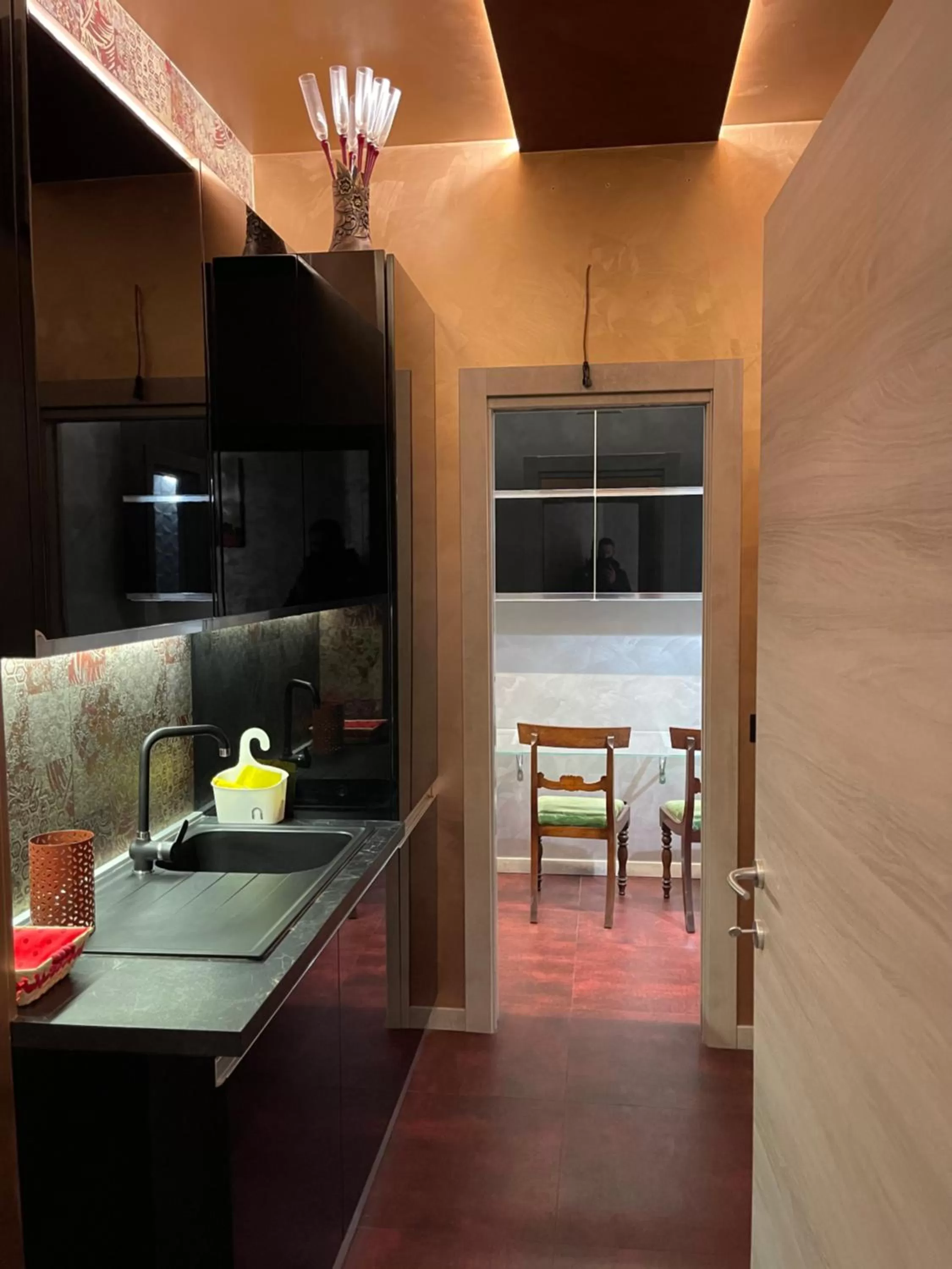 Kitchen or kitchenette in Hotel Relais Dei Papi