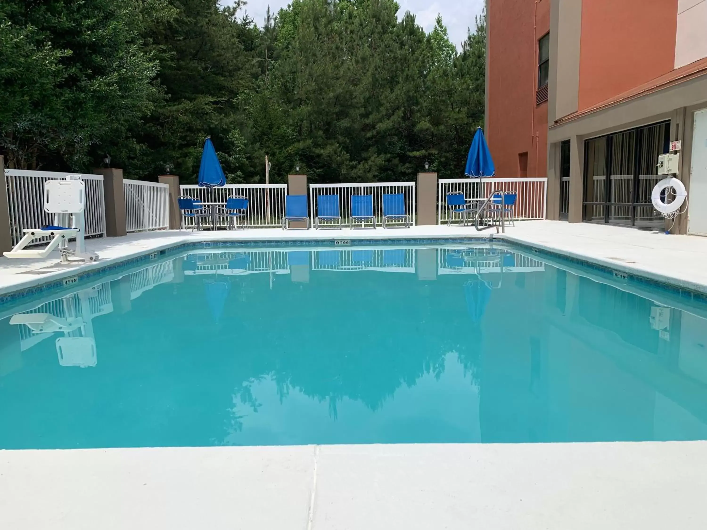 Swimming Pool in Holiday Inn Express Hillsborough-Durham Area, an IHG Hotel
