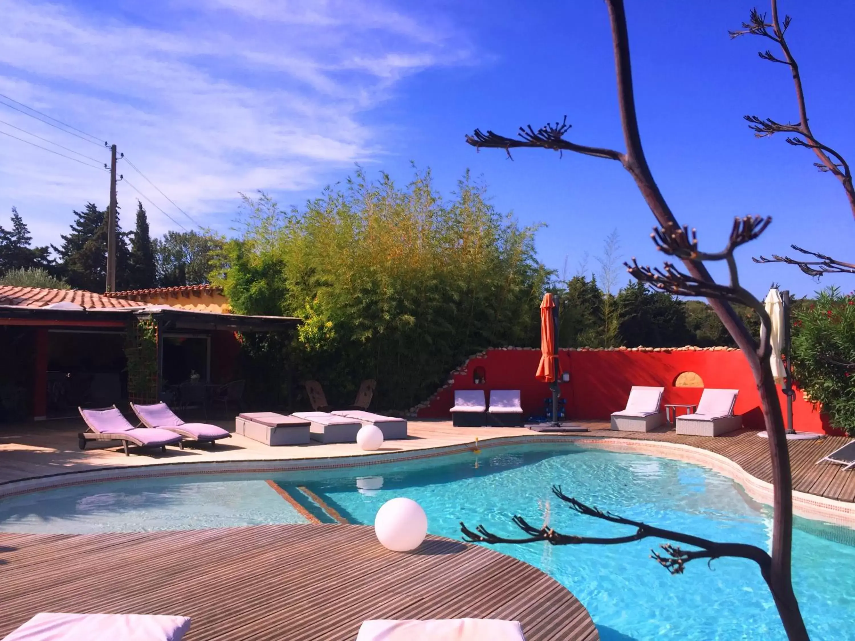 Patio, Swimming Pool in Le Mas Del Cavalier