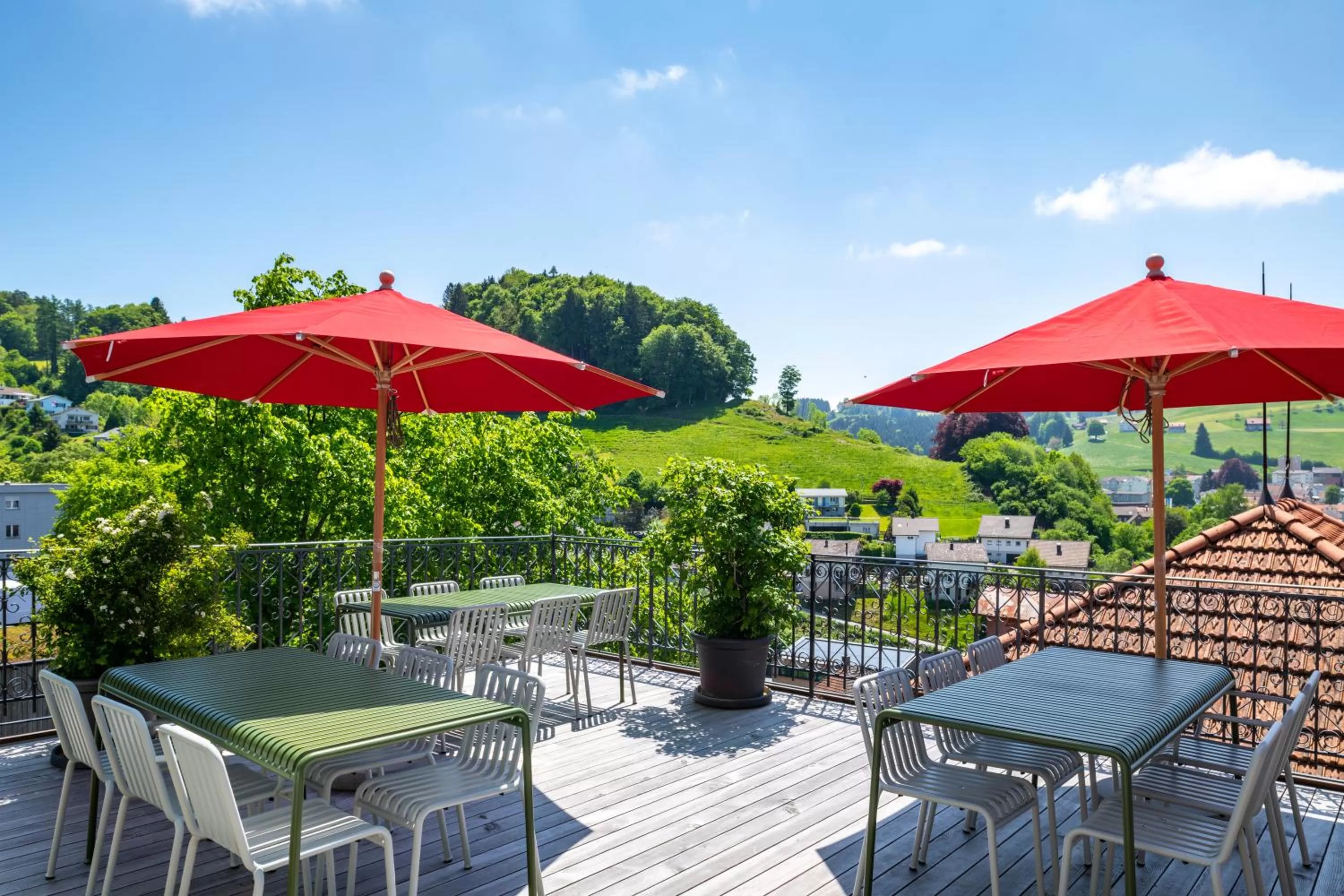 Balcony/Terrace in Linde Heiden Swiss Quality Hotel
