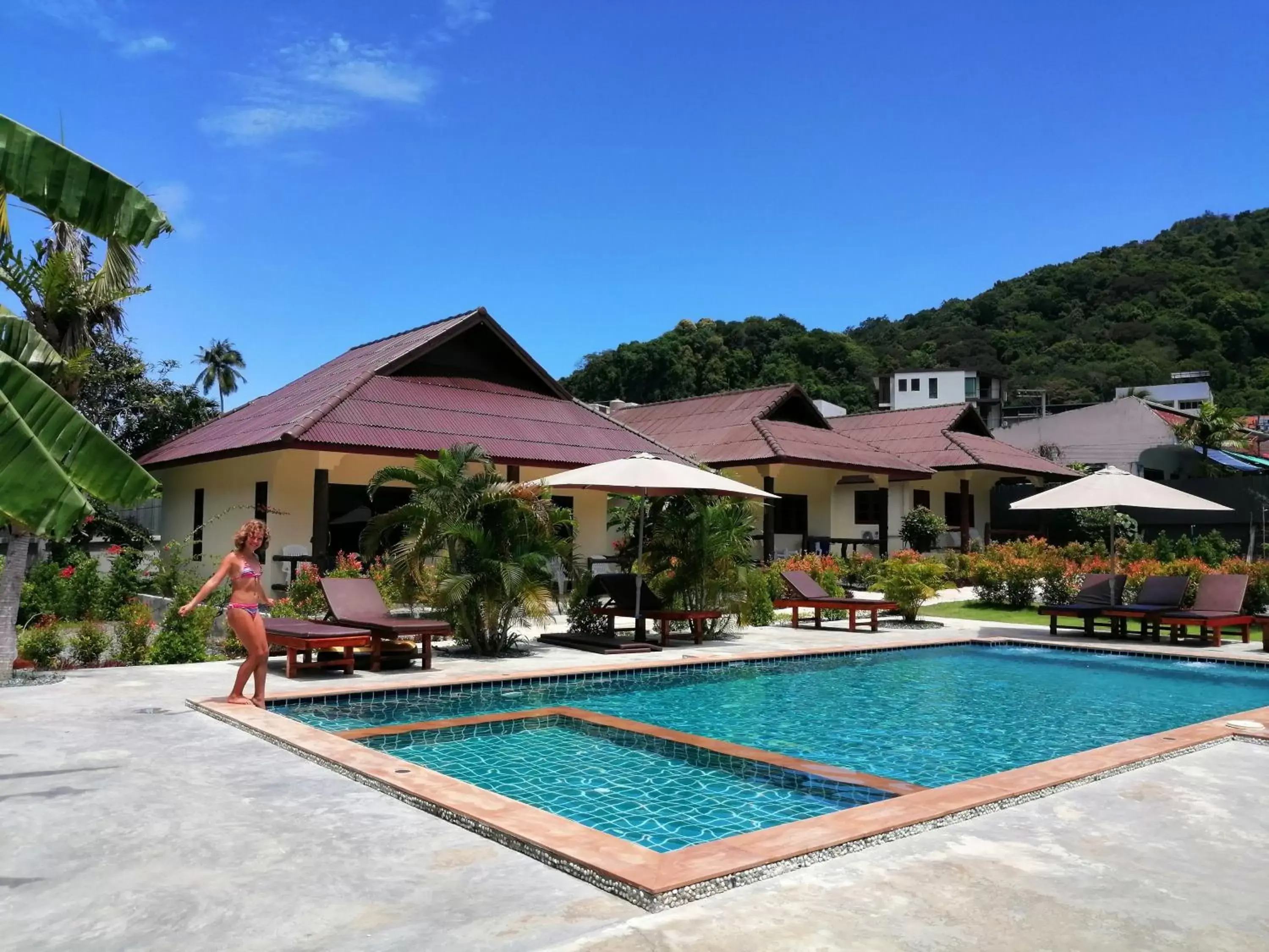 Swimming pool in AddJitResort aonang - SHA Extra Plus Swimming pool in AddJitResort aonang - SHA Extra Plus