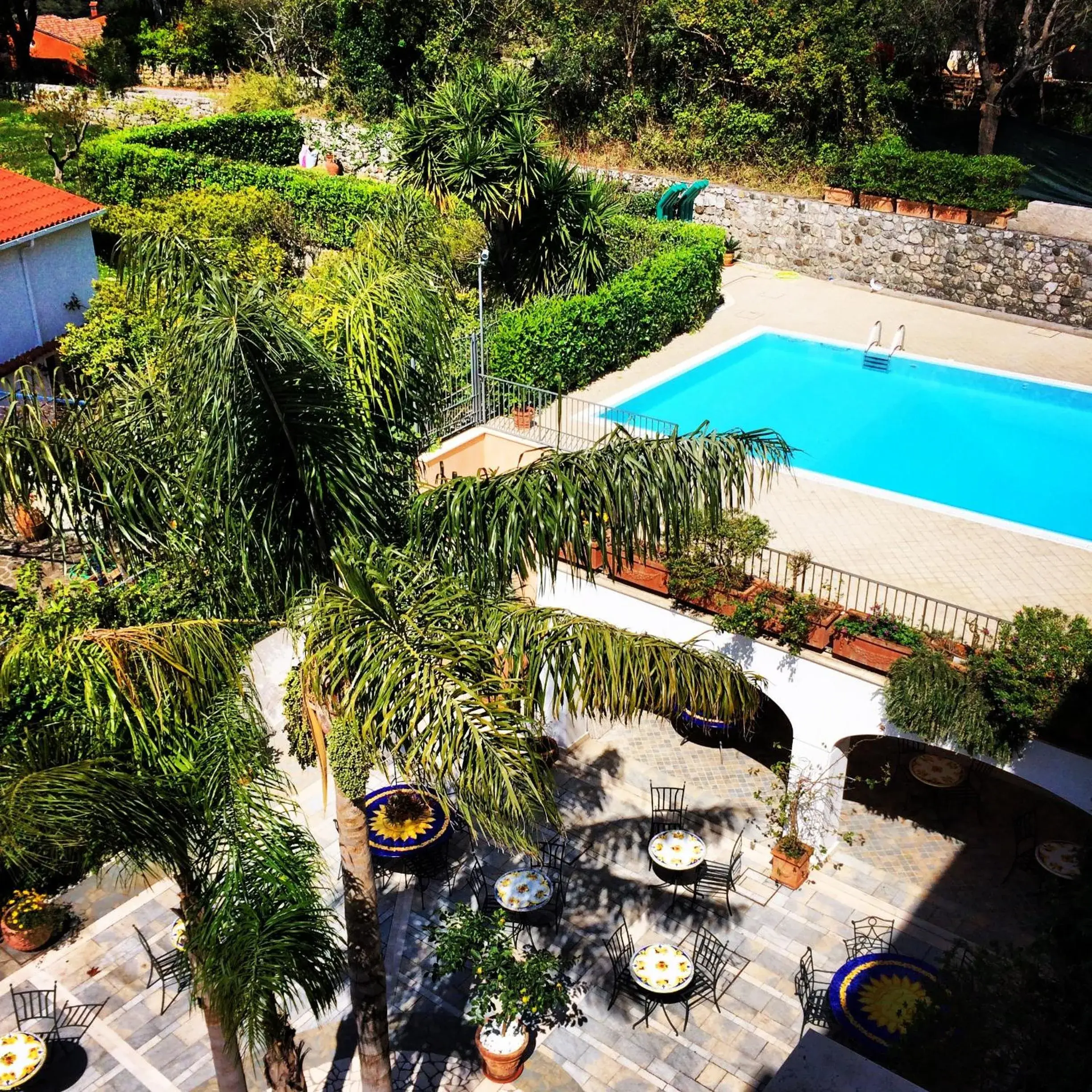 Patio, Pool View in Hotel Murmann