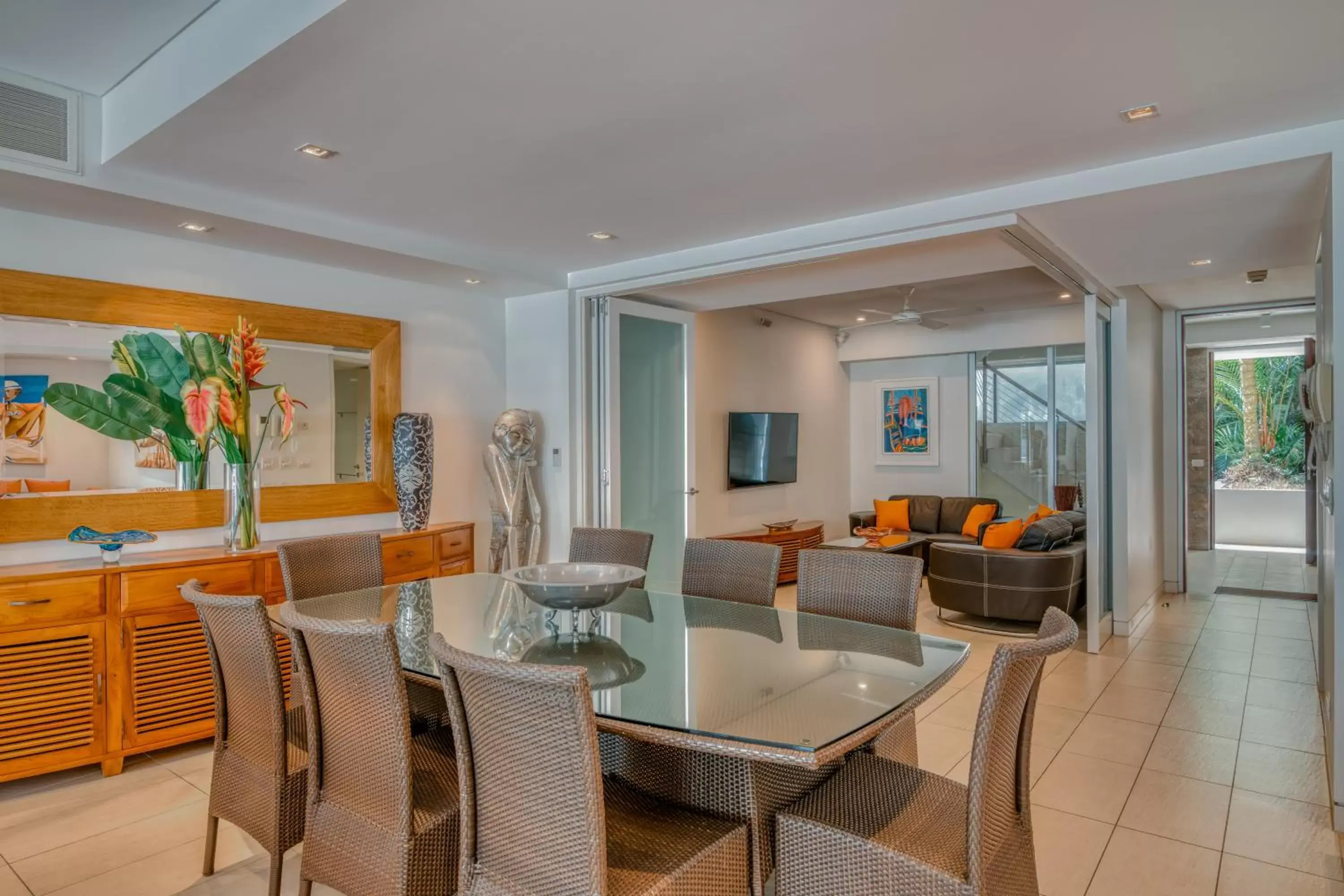 Living room in Coconut Grove