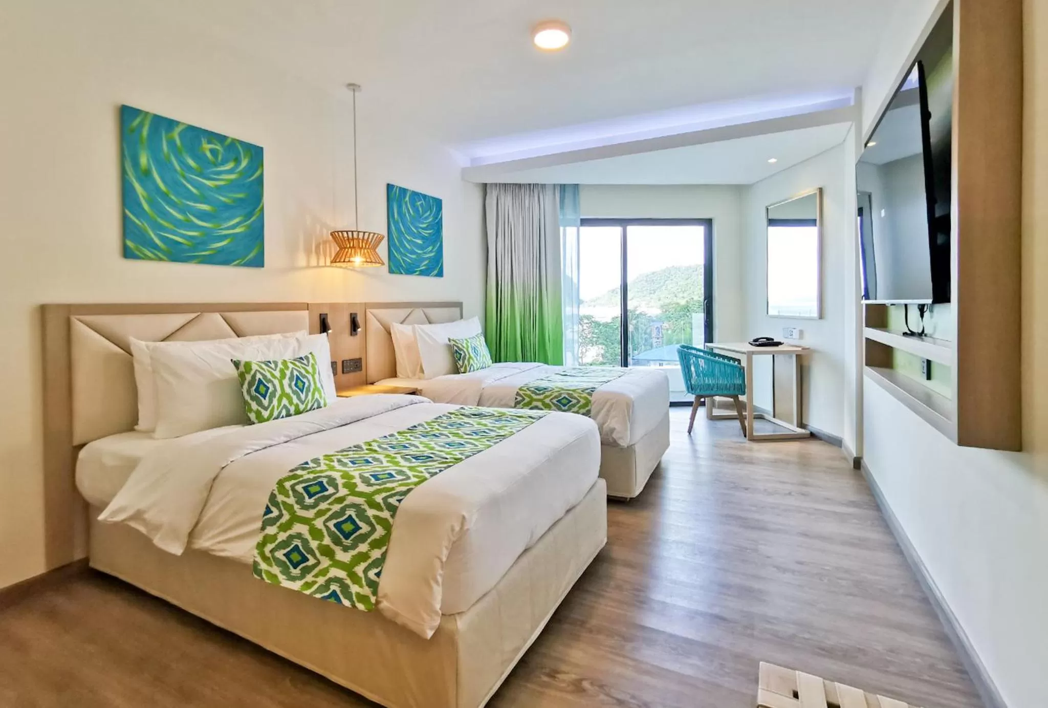 Bed in Lime Resort El Nido