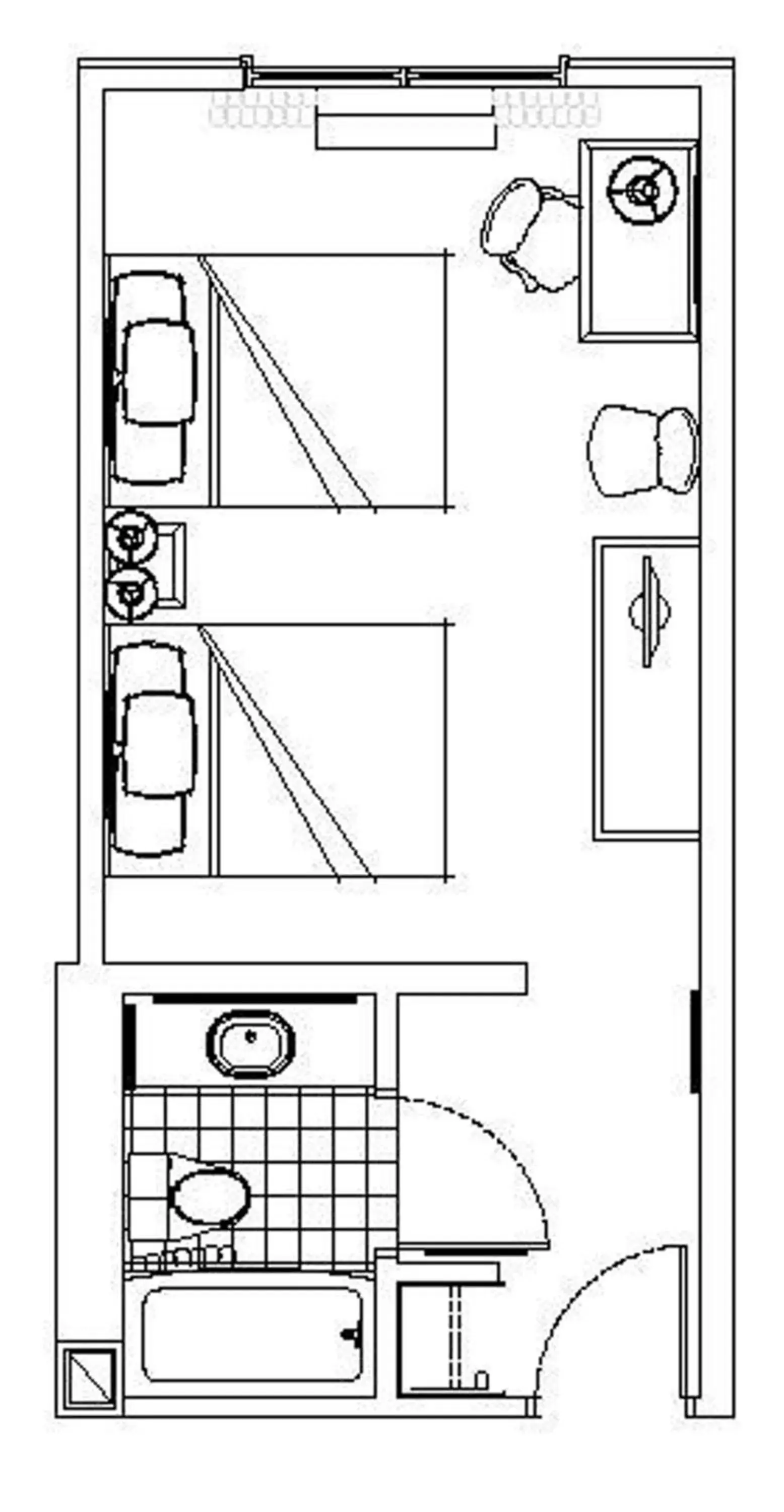 Floor Plan in Country Inn & Suites by Radisson, St. Petersburg - Clearwater, FL